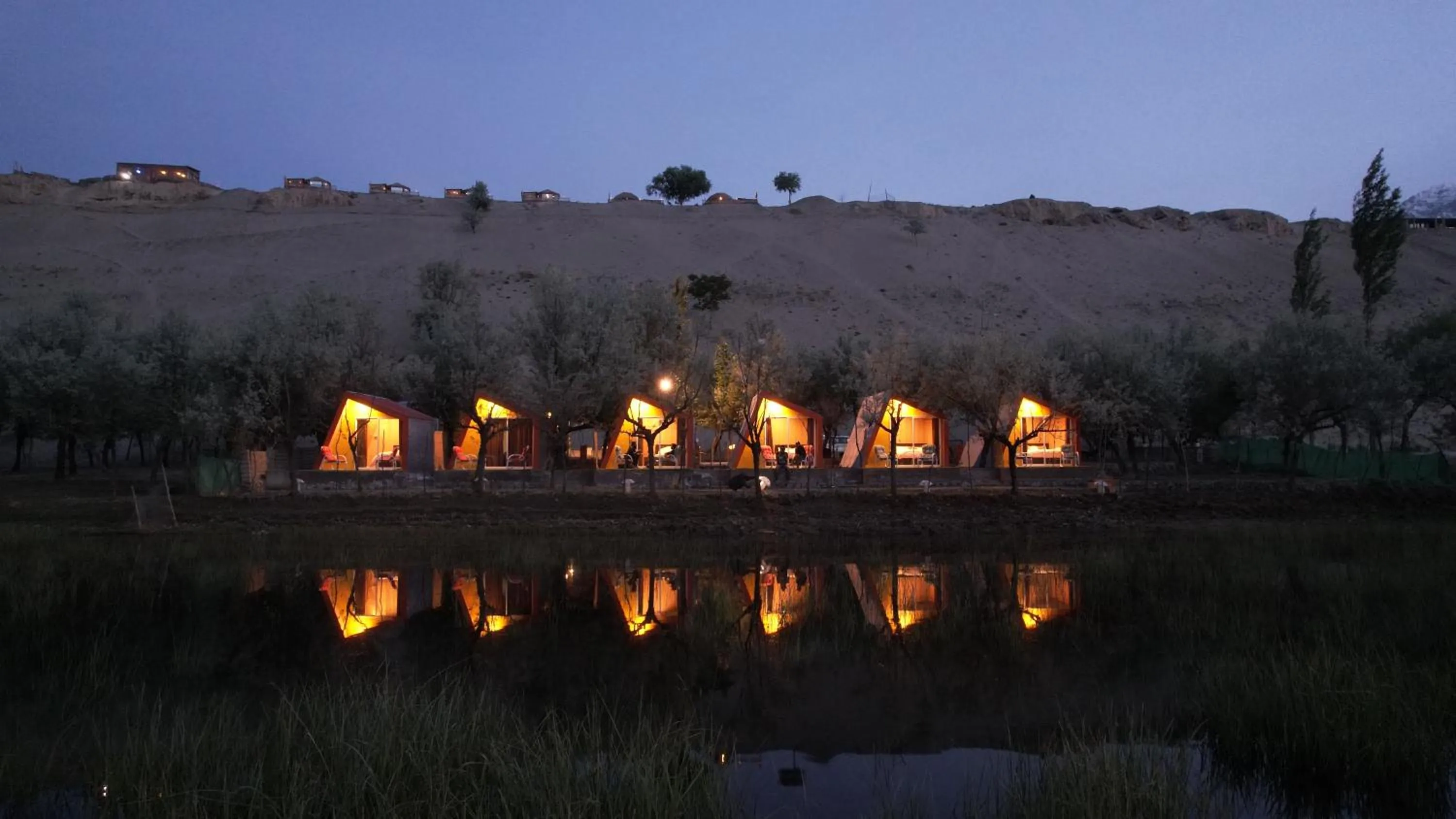 Natural landscape in MONTAGNA PODS,Best resort in skardu , Best Guest house In skardu
