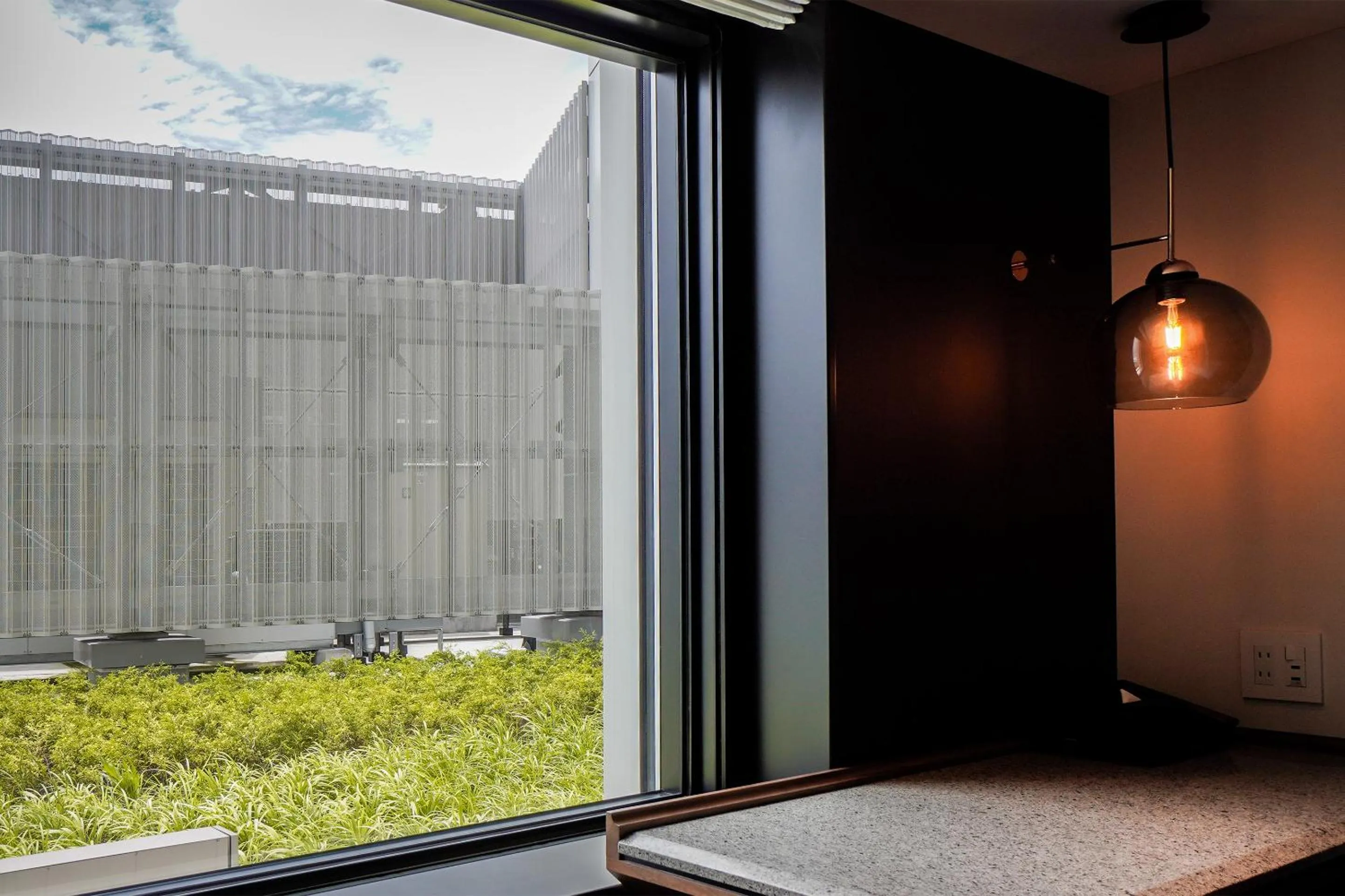 Inner courtyard view in Hotel Metropolitan Tokyo Haneda