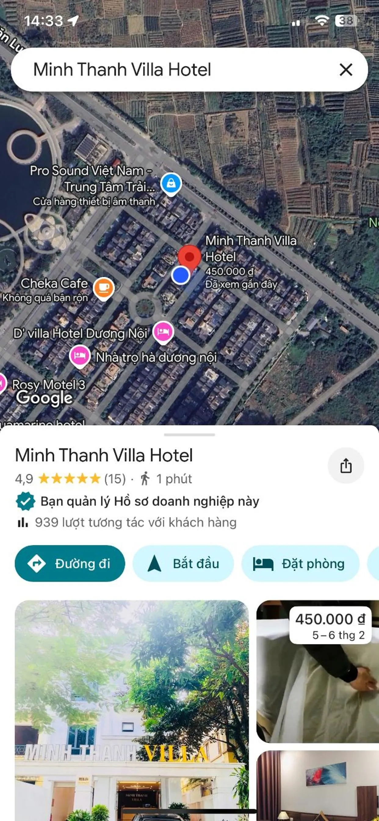 Minh Thanh Villa Hotel - Hà Đông,Hà Nội