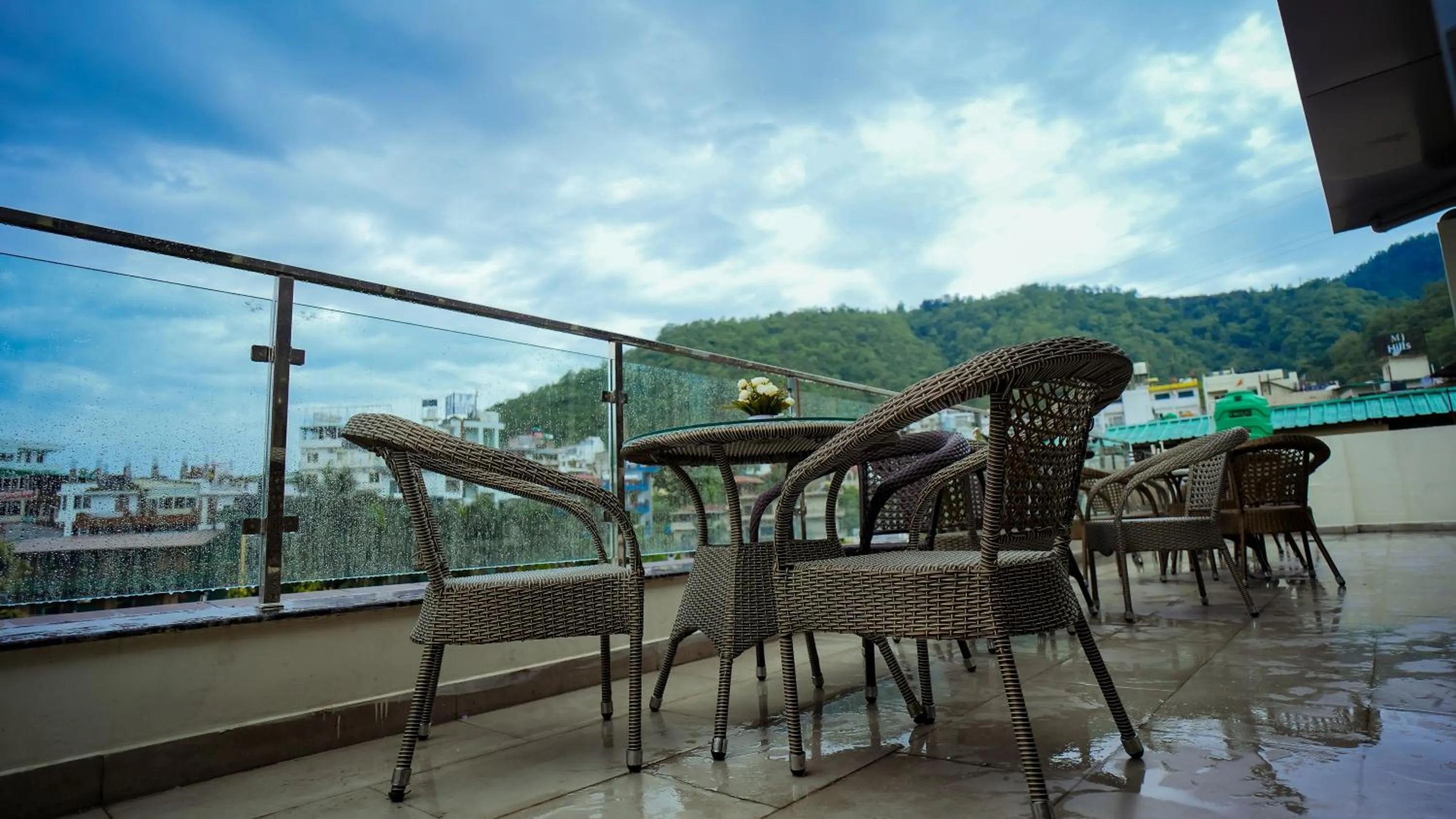 Balcony/Terrace in Hotel Lords Valley Rishikesh