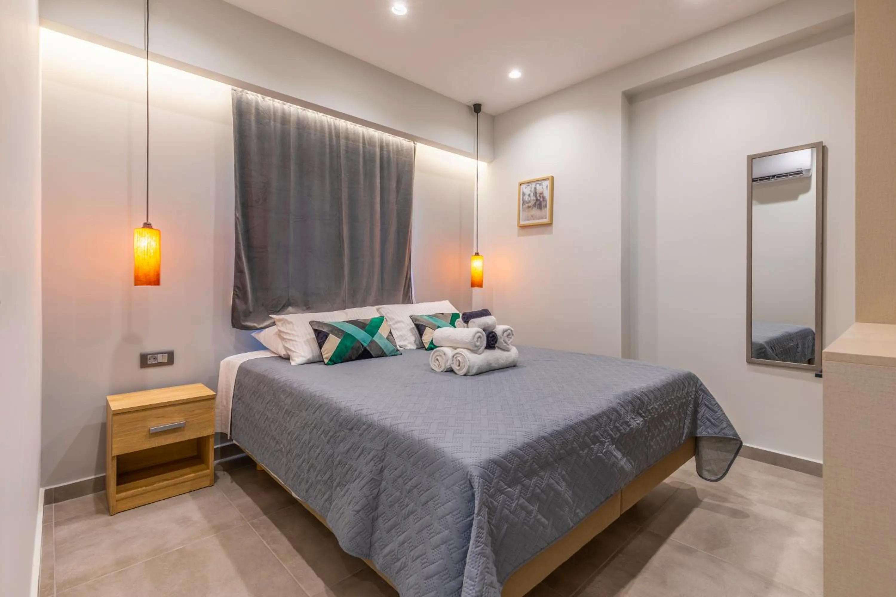 Bed in Tertsa Suites