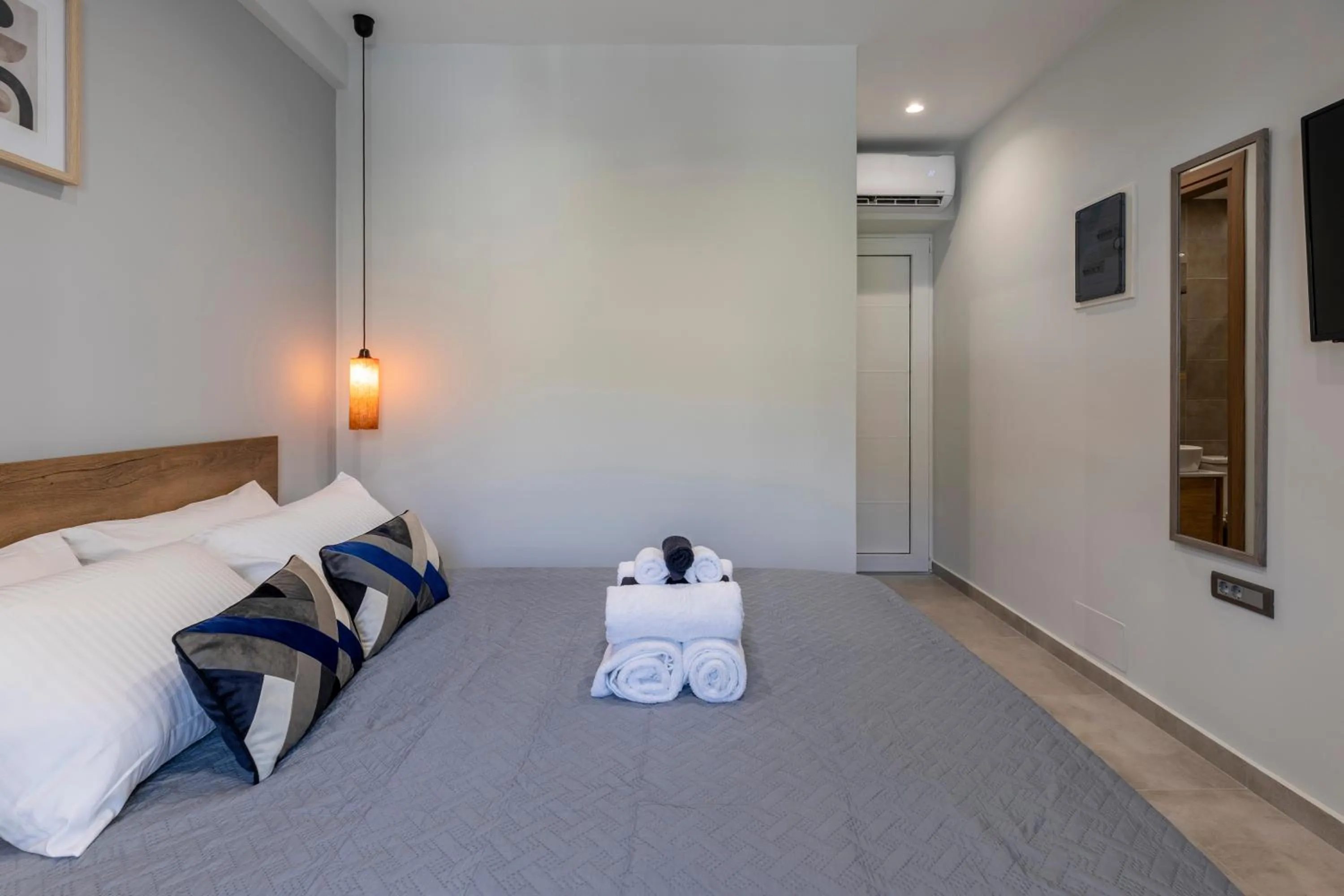 Bed in Tertsa Suites