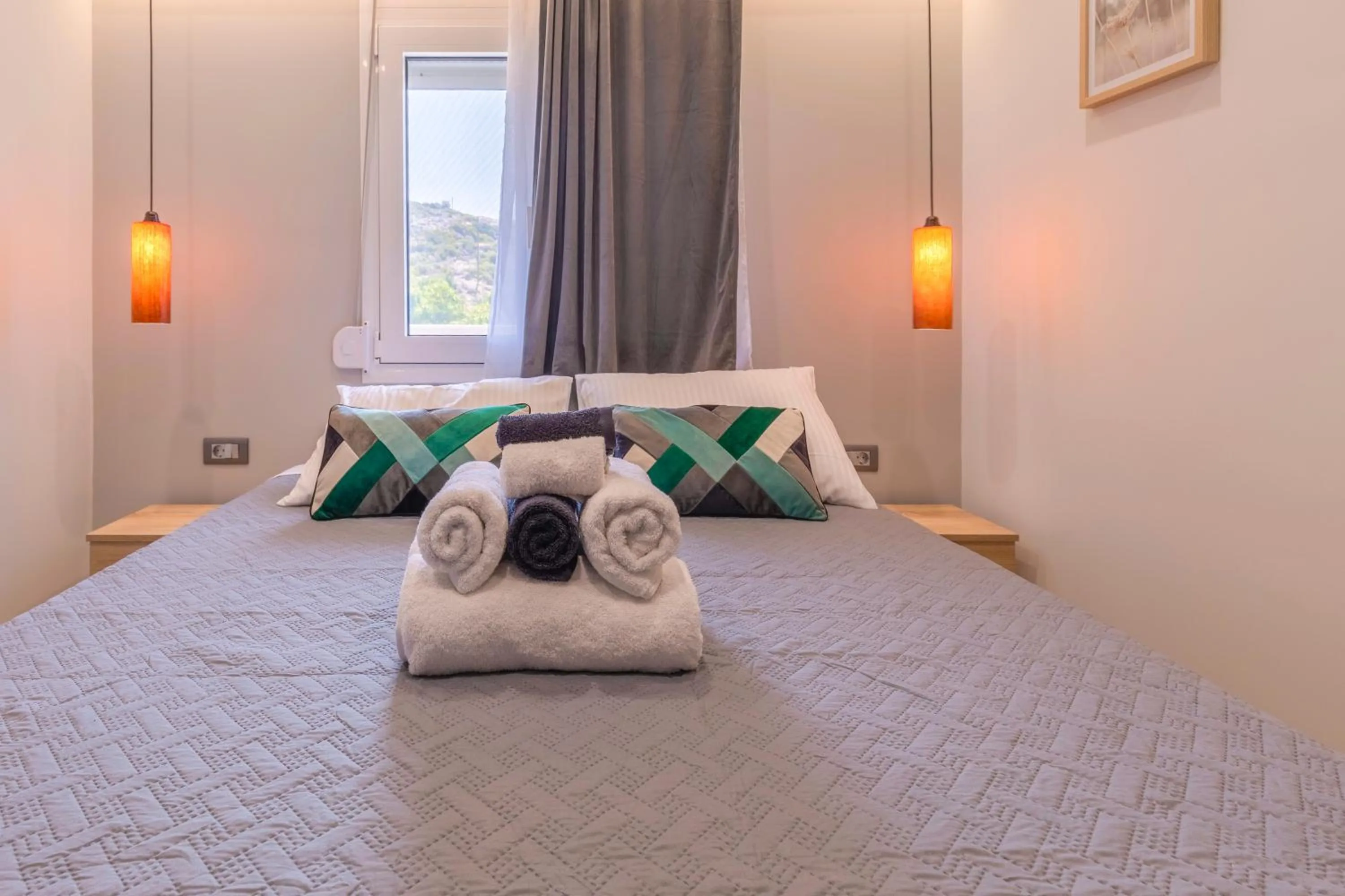 Bed in Tertsa Suites