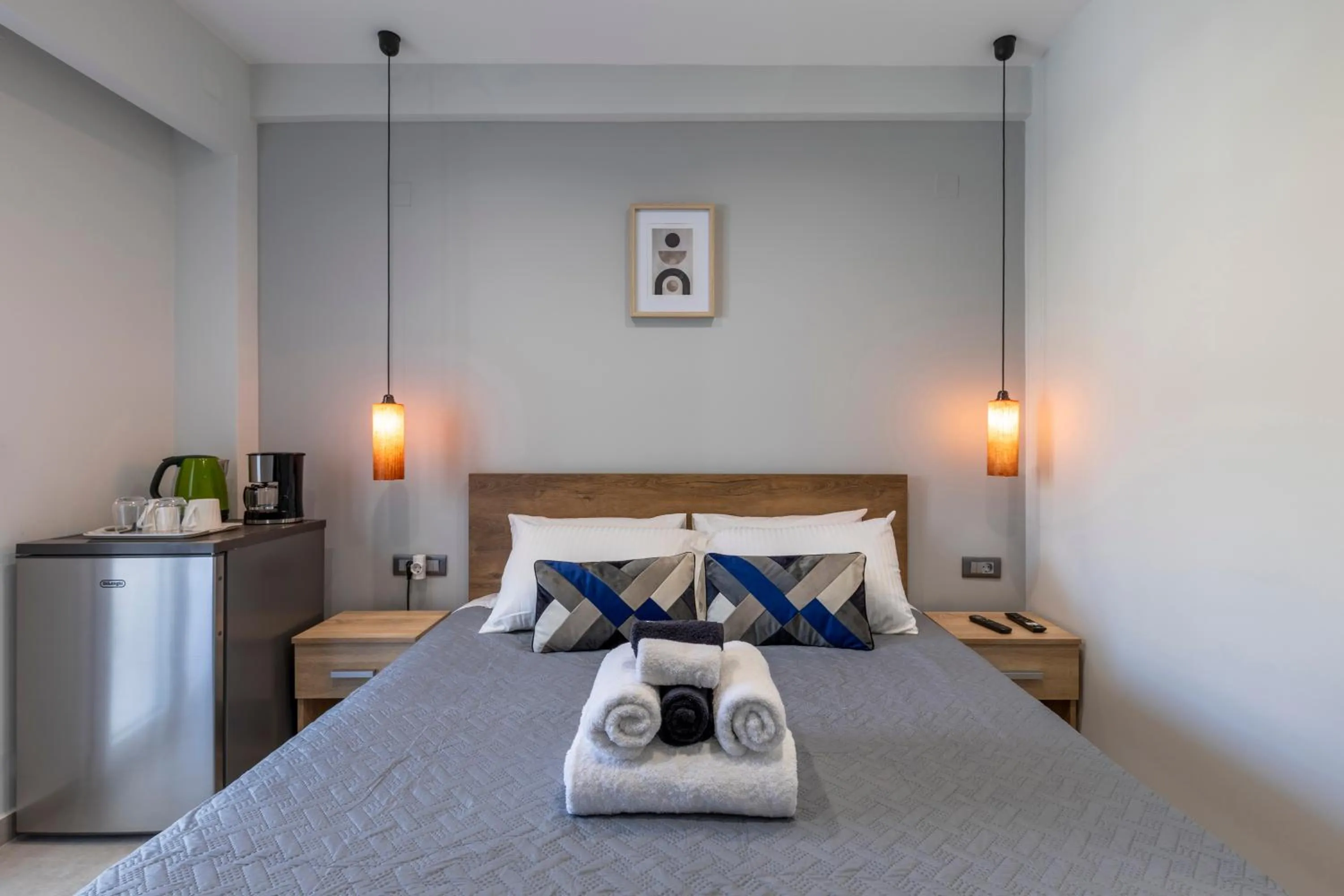 Bed in Tertsa Suites