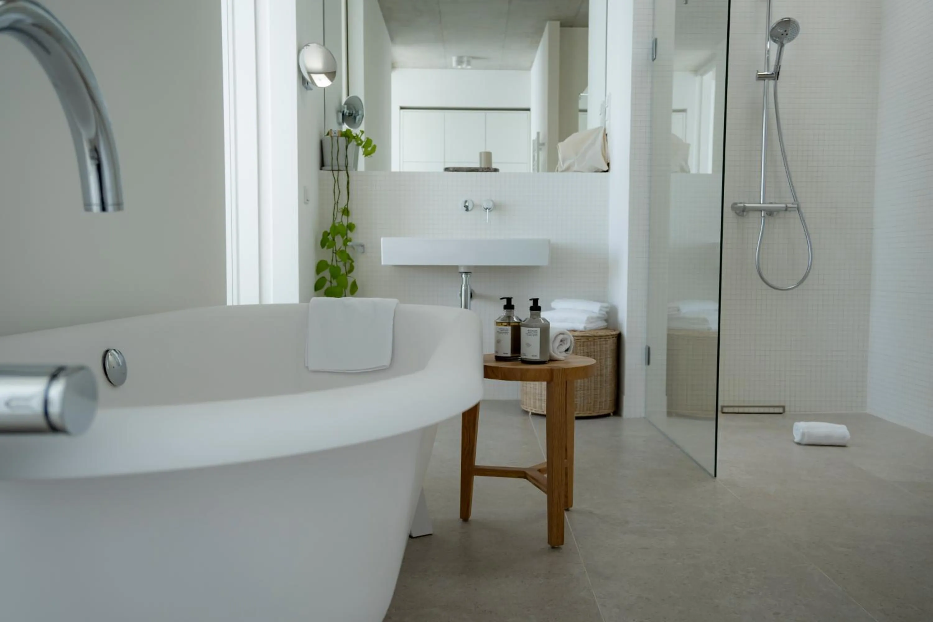 Shower in Carlotta Apartments