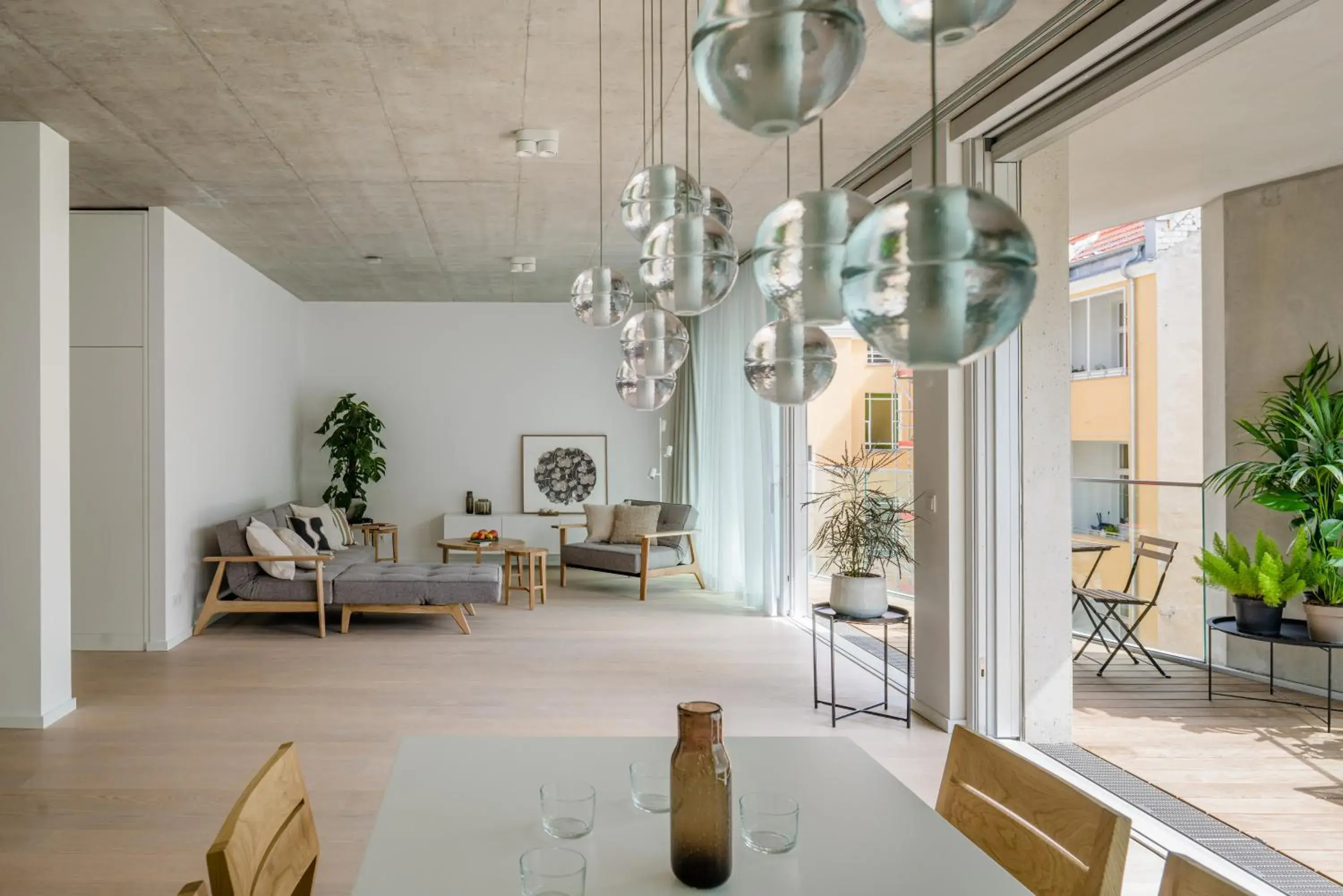 Living room in Carlotta Apartments Living room in Carlotta Apartments