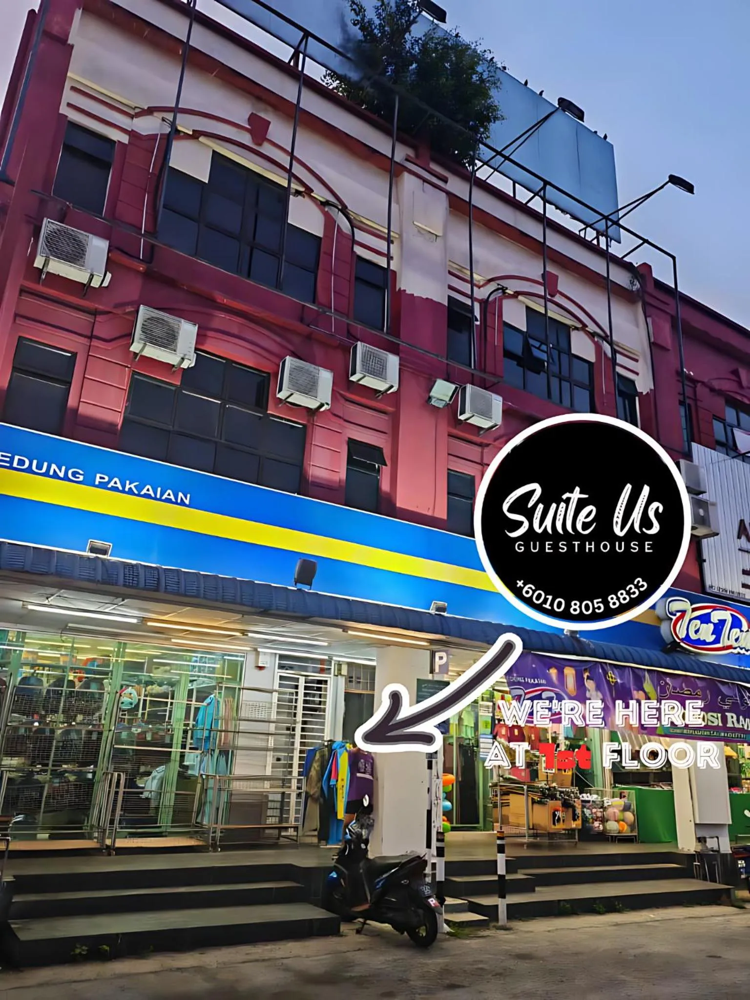 Property building in Suite Us Guesthouse Kubang Kerian