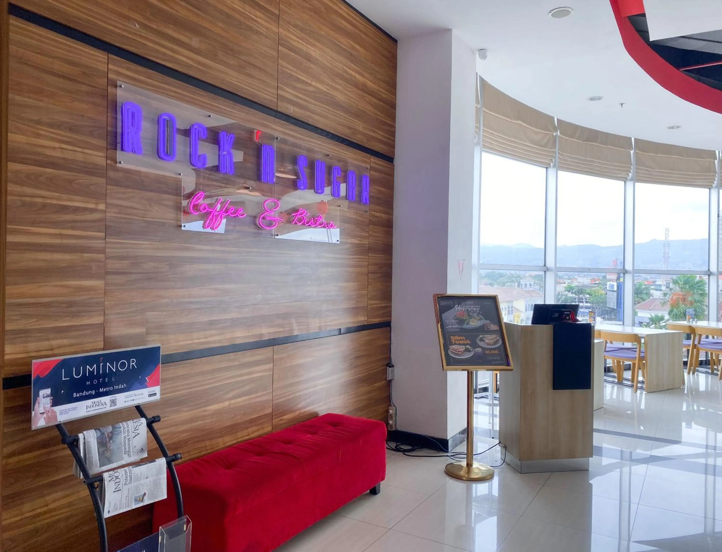 Restaurant/places to eat in Luminor Hotel Metro Indah Bandung - Free Breakfast - Free Exclusive Gym - Free Aesthetic Afternoon Tea or Coffee