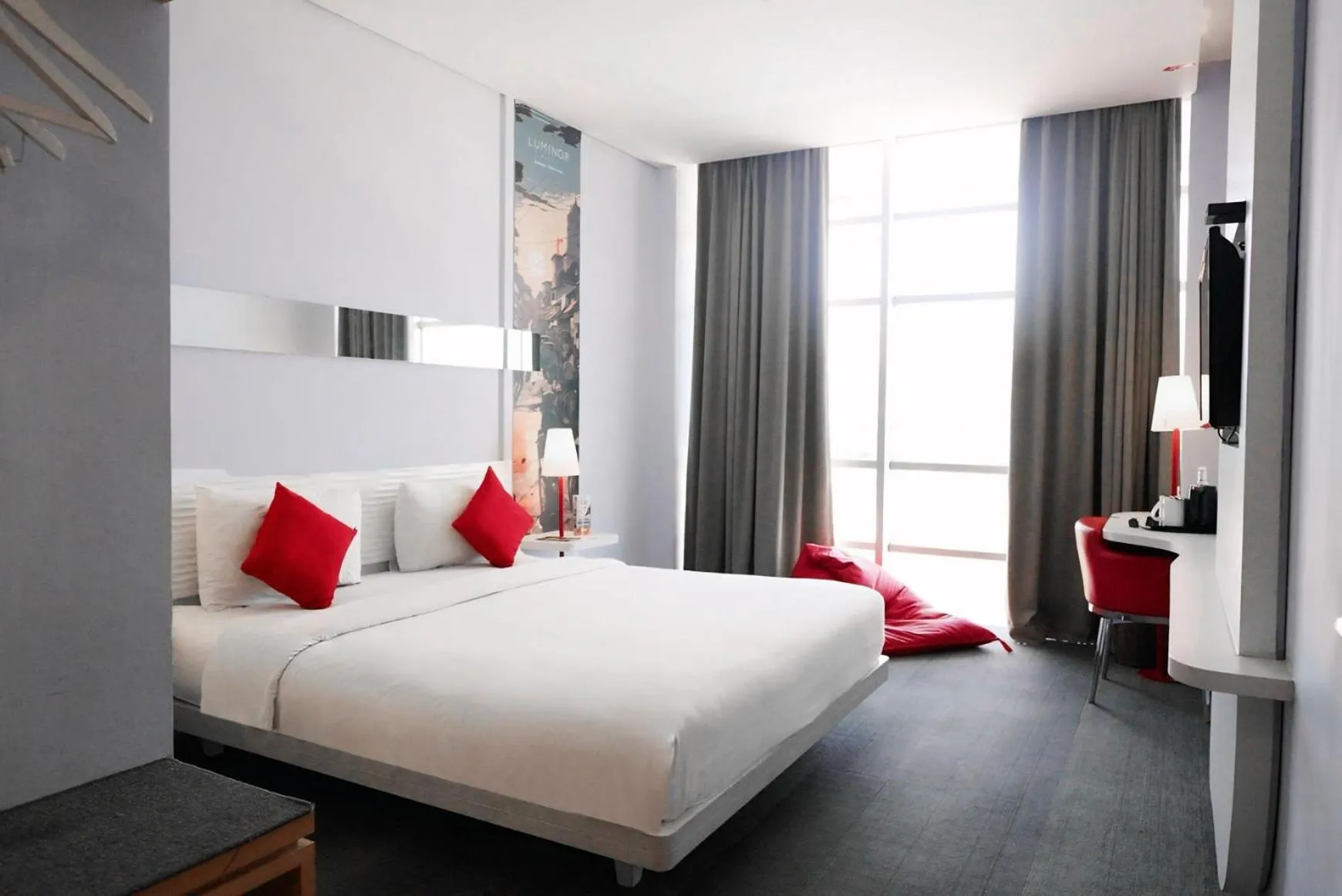 King Room in Luminor Hotel Metro Indah Bandung - Free Breakfast - Free Exclusive Gym - Free Aesthetic Afternoon Tea or Coffee