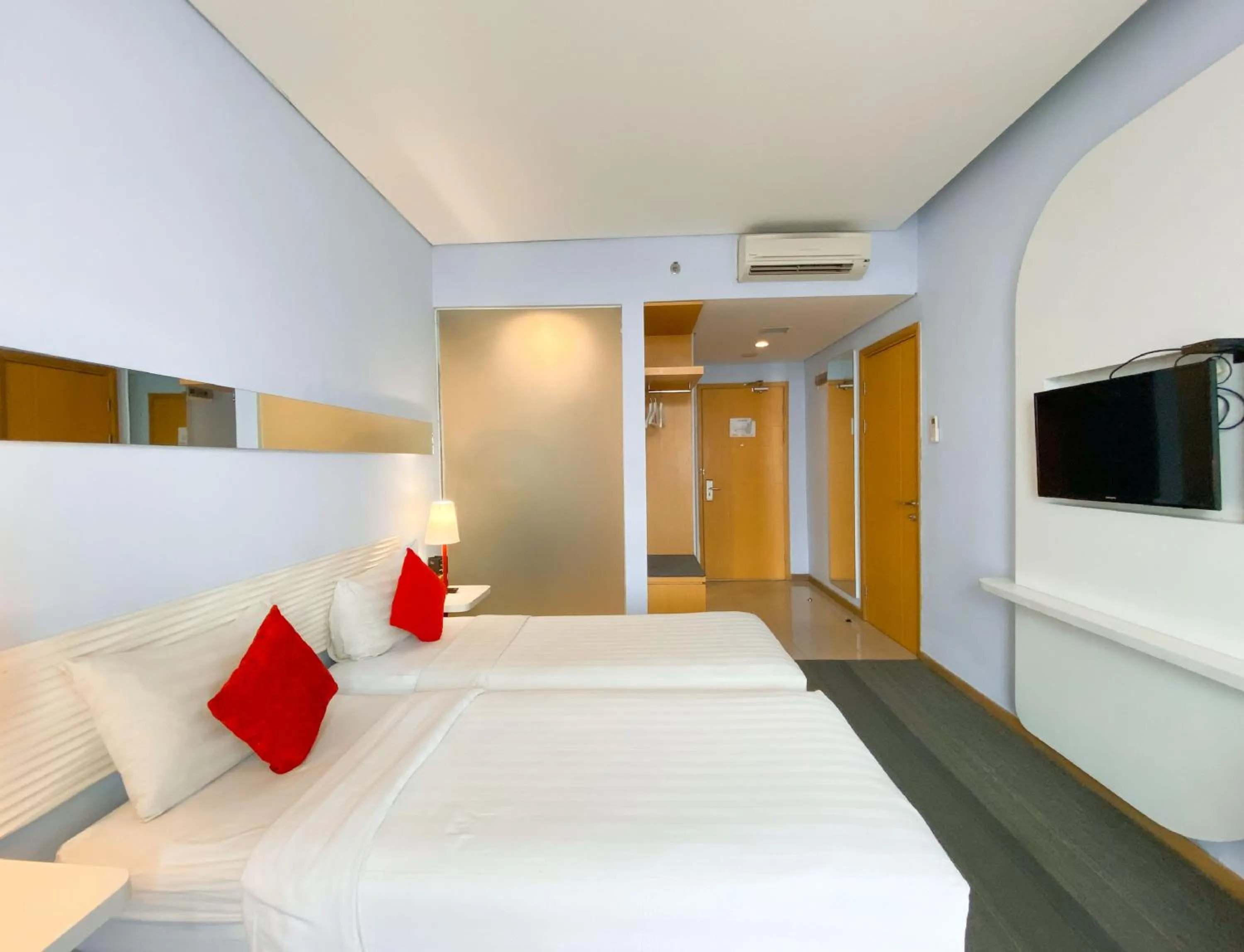 Bedroom, Bed in Luminor Hotel Metro Indah Bandung - Free Breakfast - Free Exclusive Gym - Free Aesthetic Afternoon Tea or Coffee