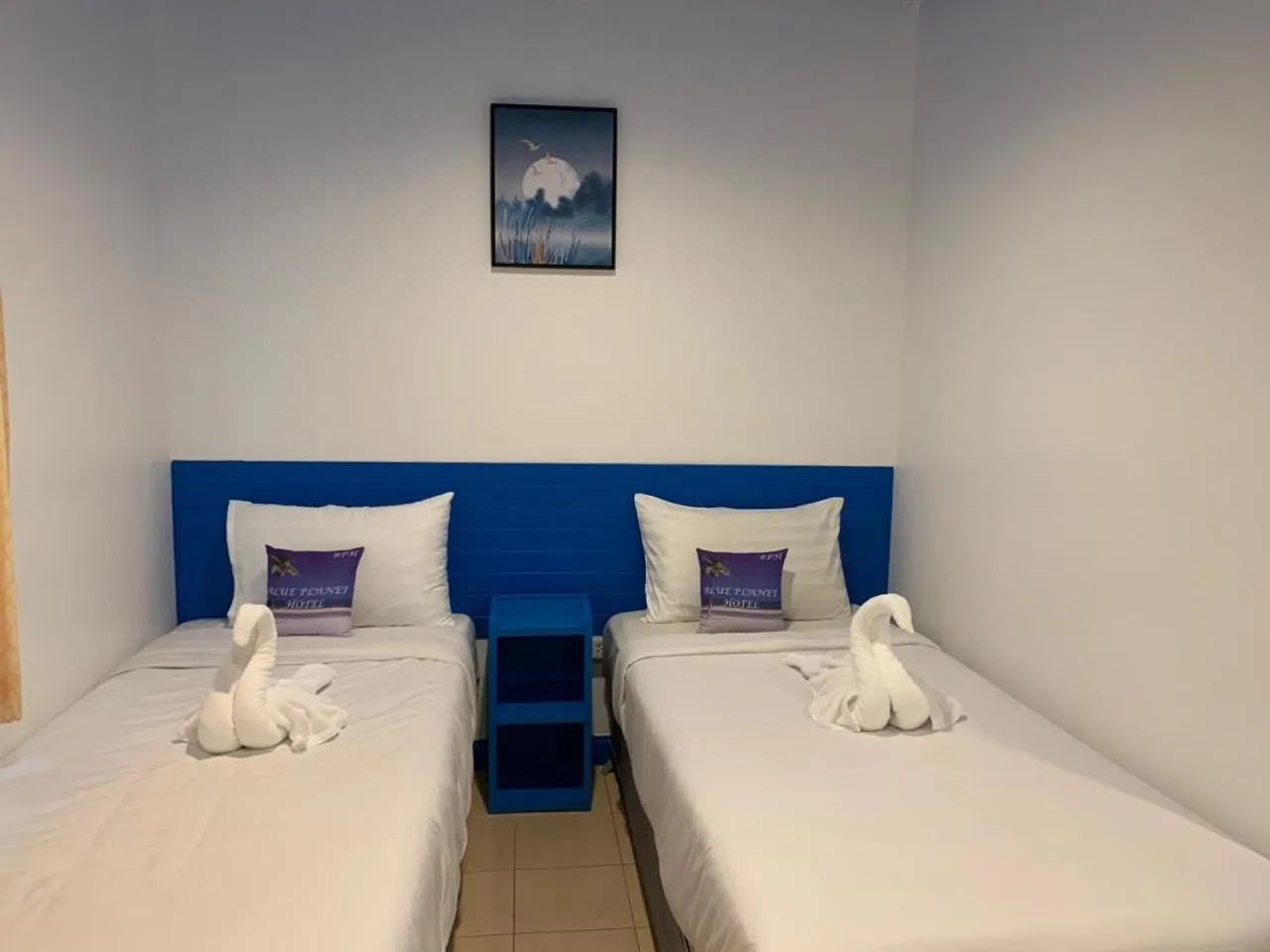 Bedroom in Blue Planet Hotel