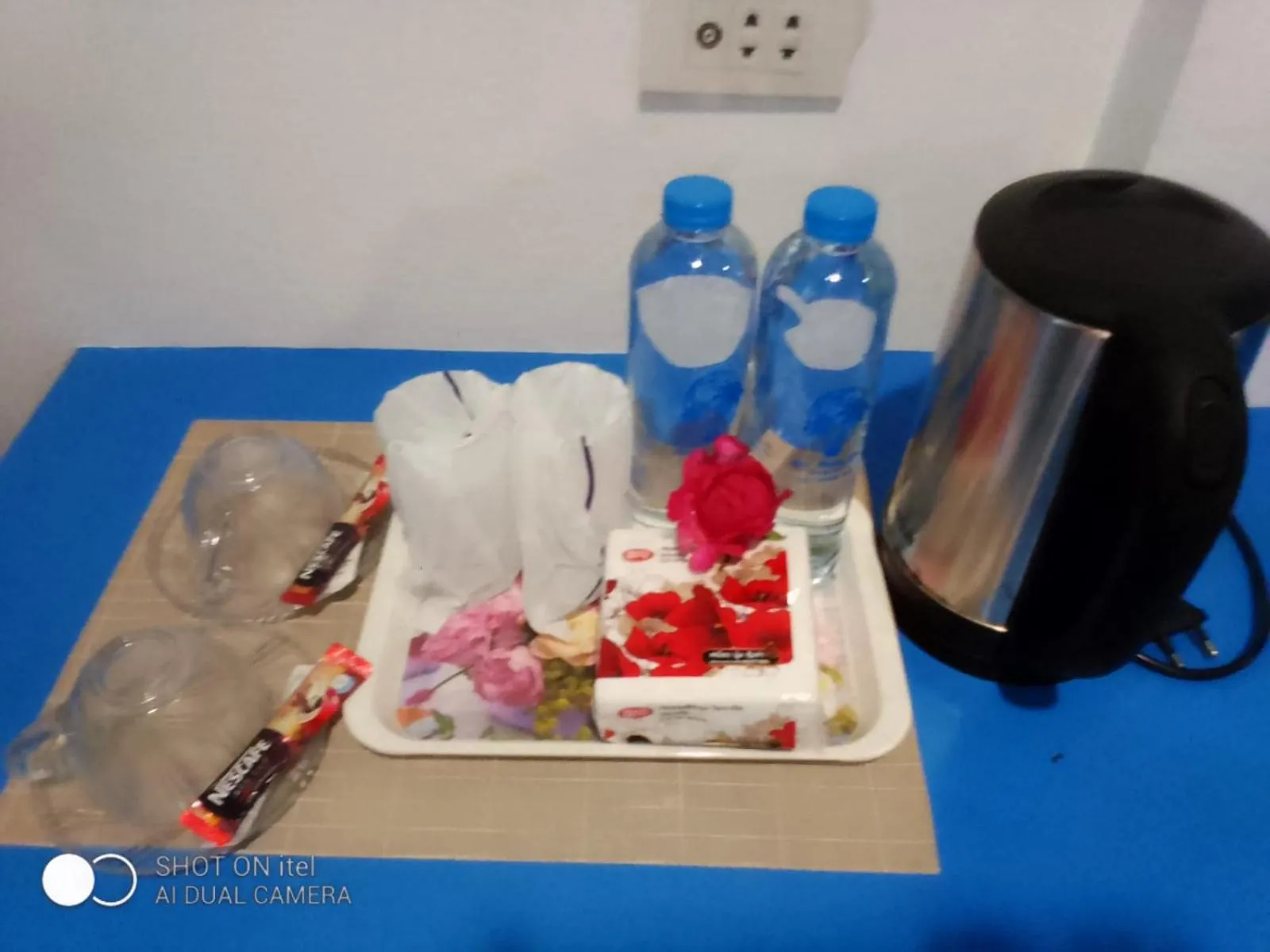 Coffee/tea facilities in Blue Planet Hotel