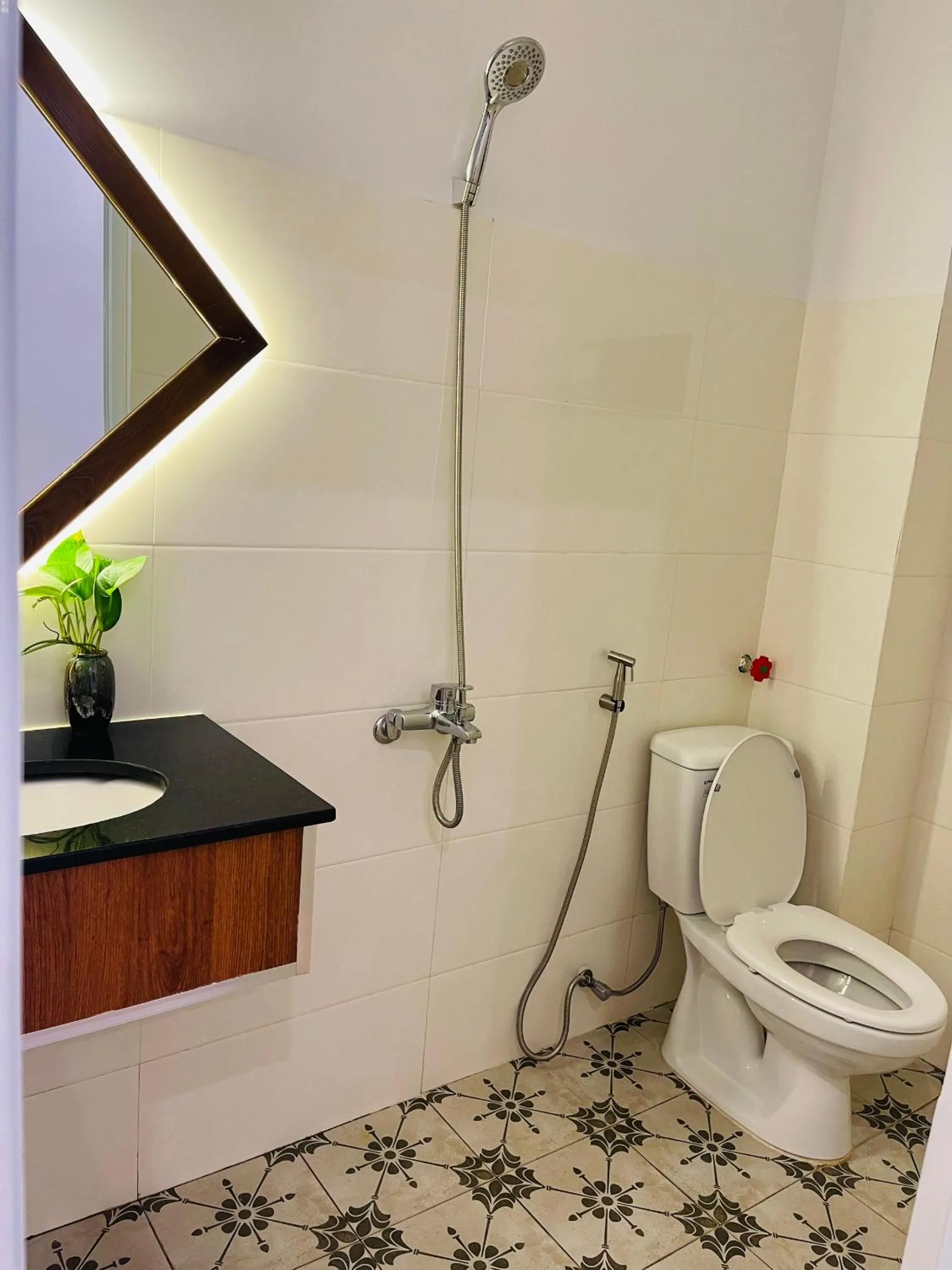 Shower in Romo Homestay