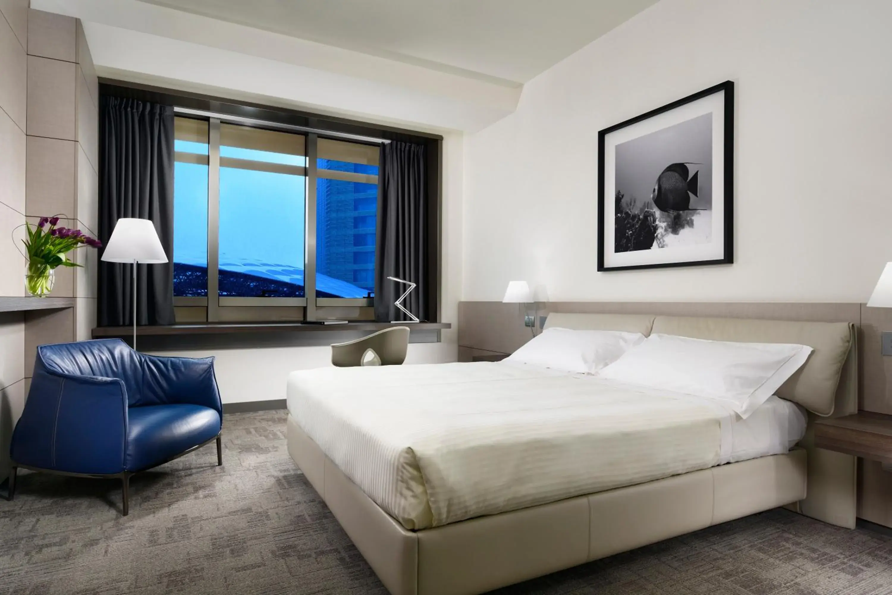 Bedroom, Bed in UNA Hotels San Vitale Bologna Bedroom, Bed in UNA Hotels San Vitale Bologna