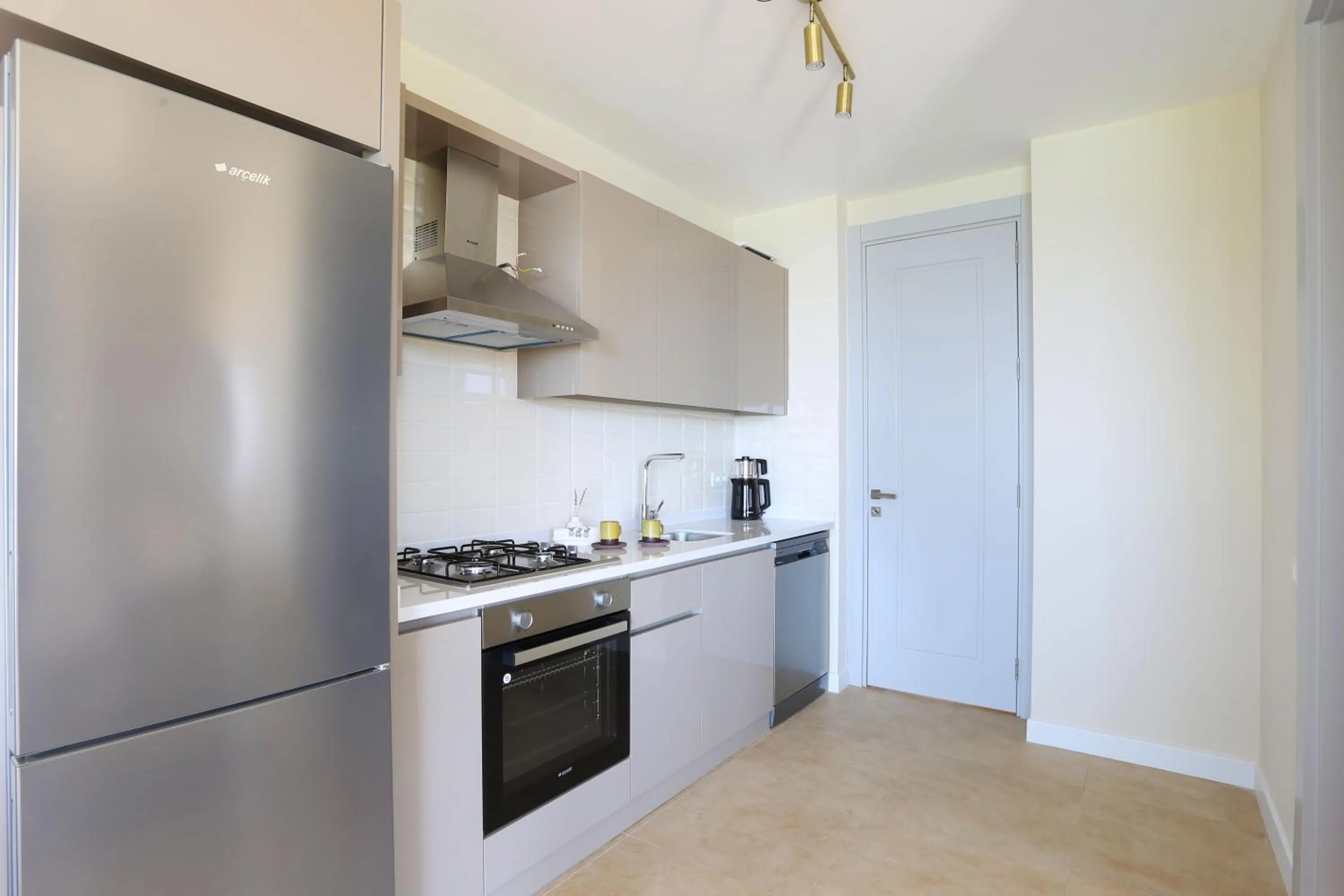 Kitchen or kitchenette in Kaktus Suites