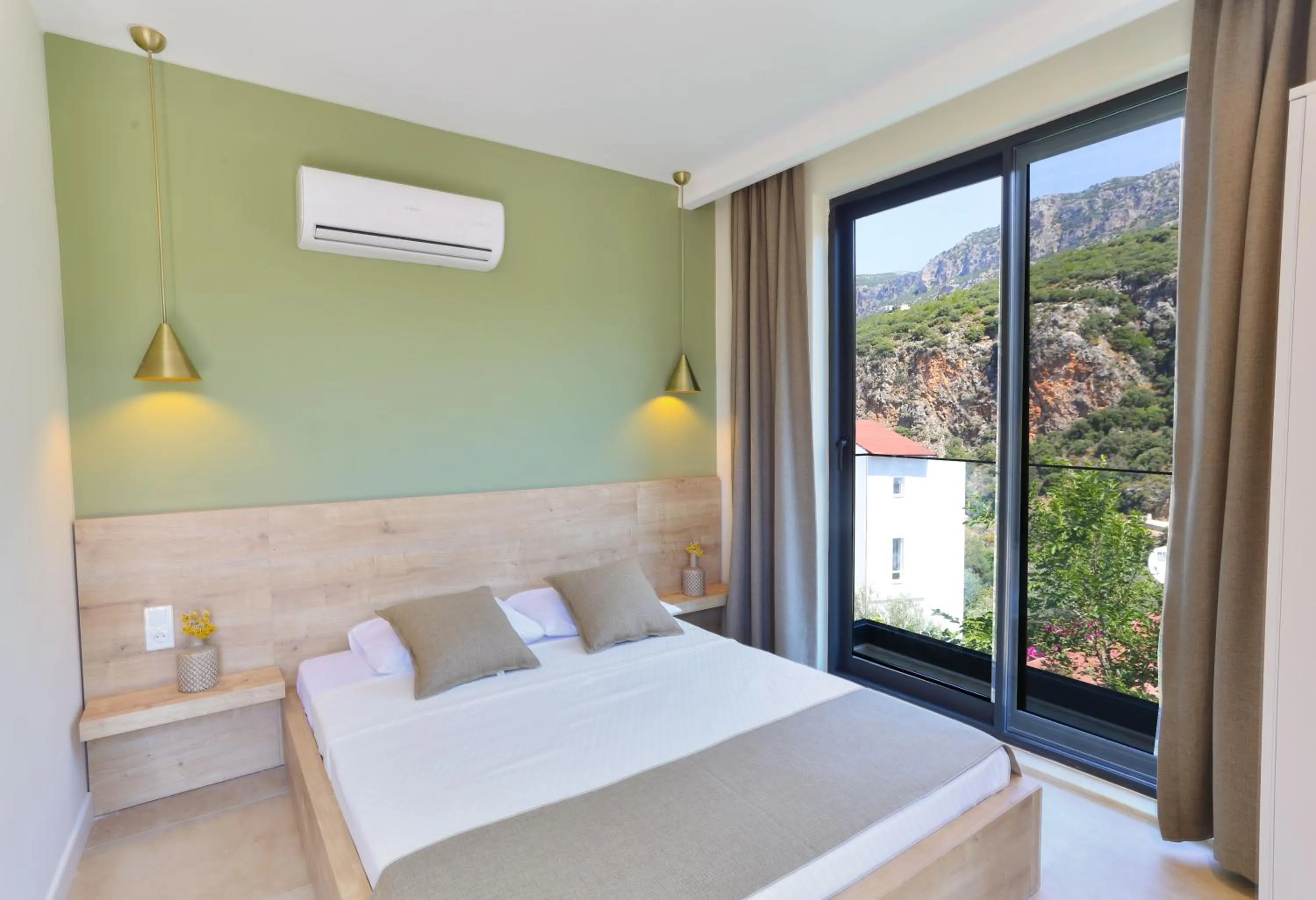 Bed in Kaktus Suites