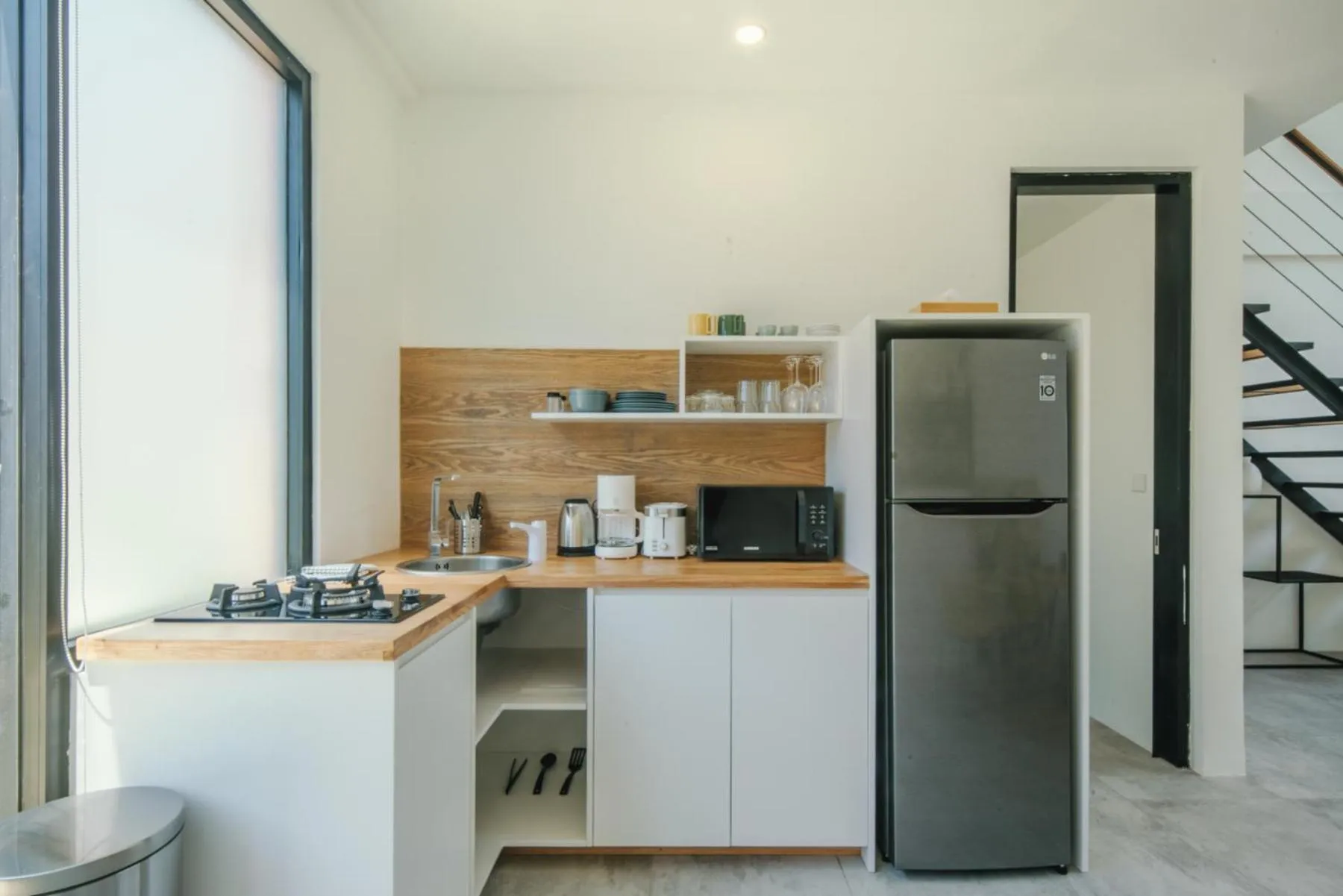 Kitchen or kitchenette in Umalas Living Villa