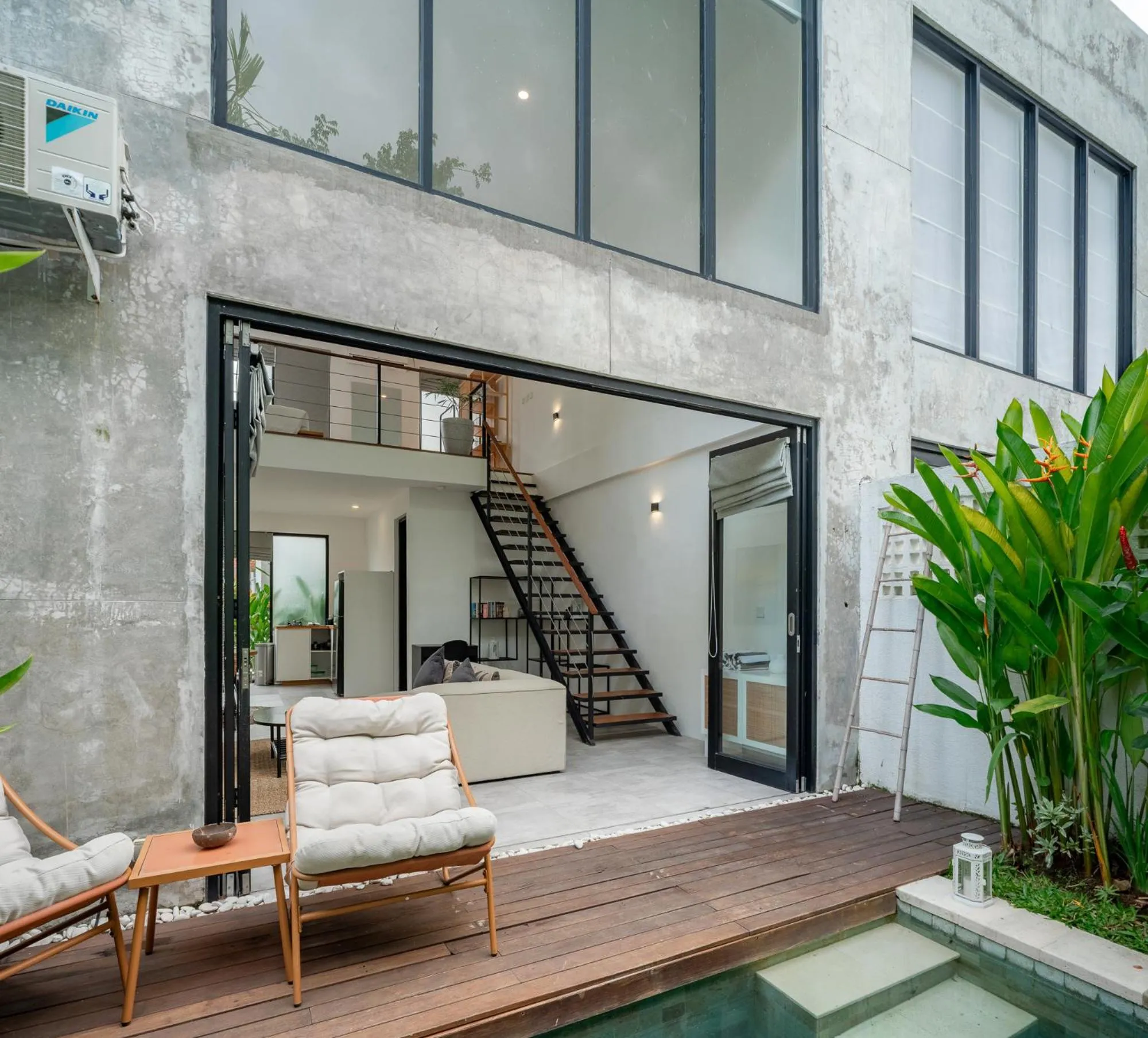 Seating area in Umalas Living Villa