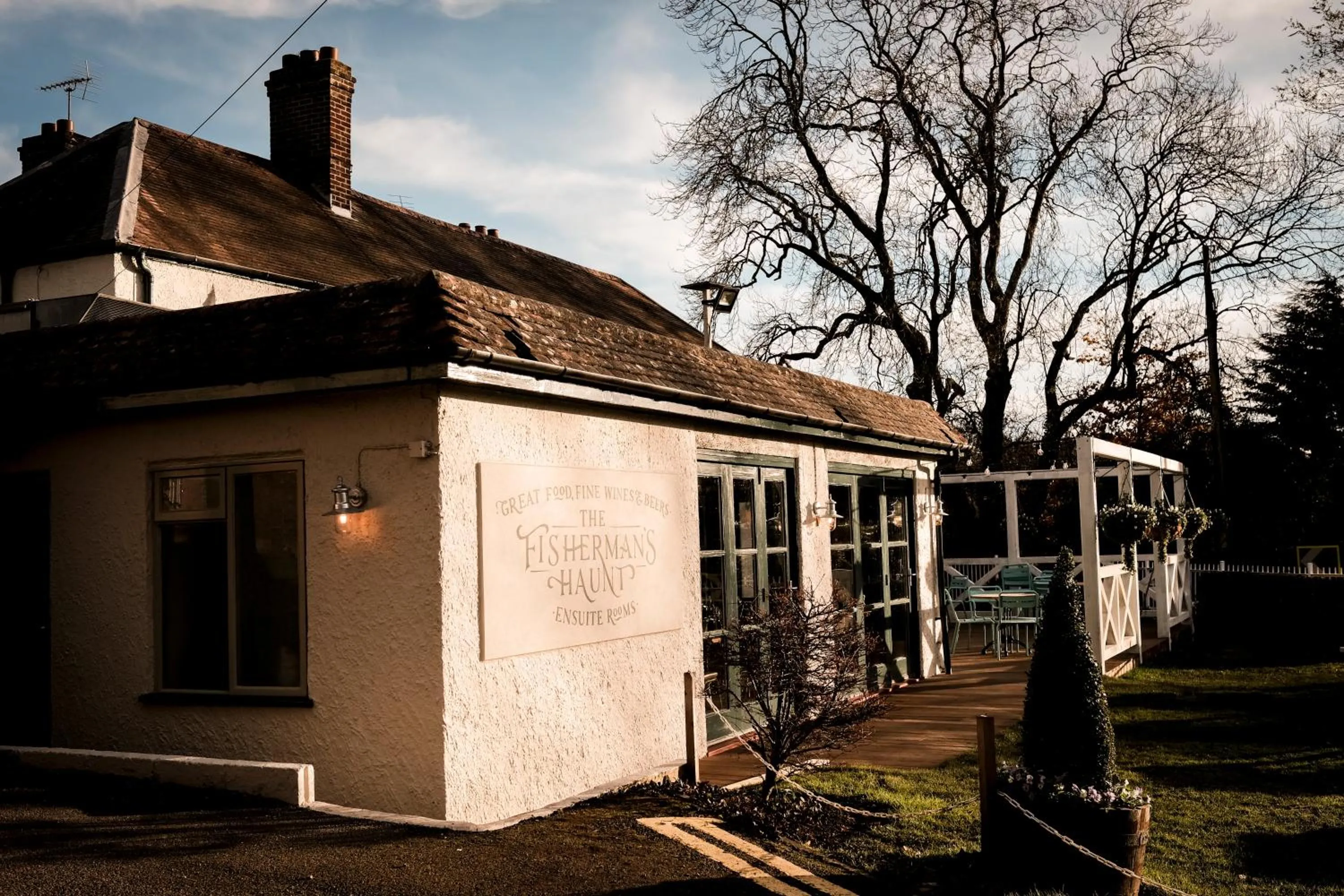 Garden in Fisherman's Haunt Hotel