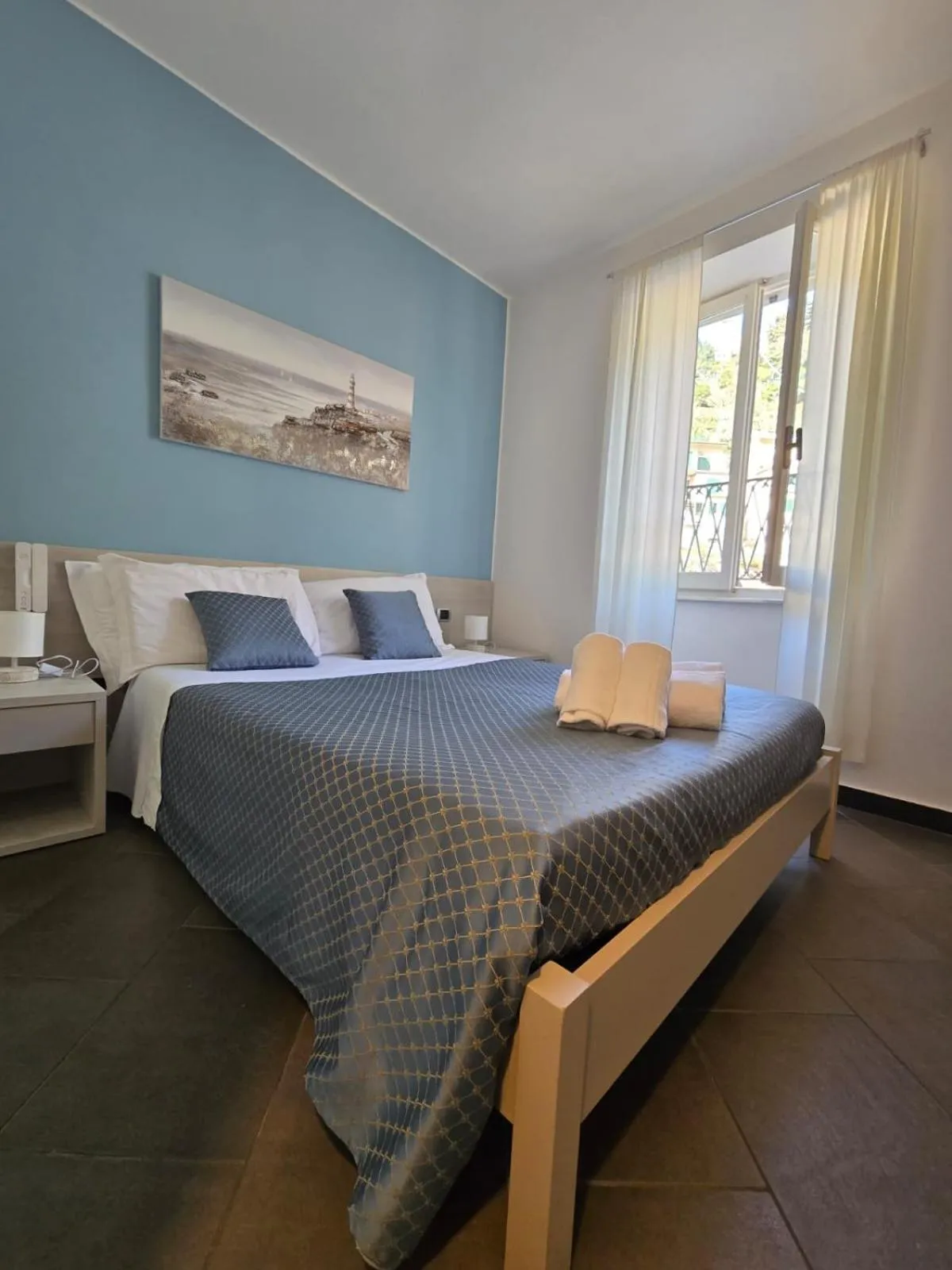 Bed in Pensione Sorriso