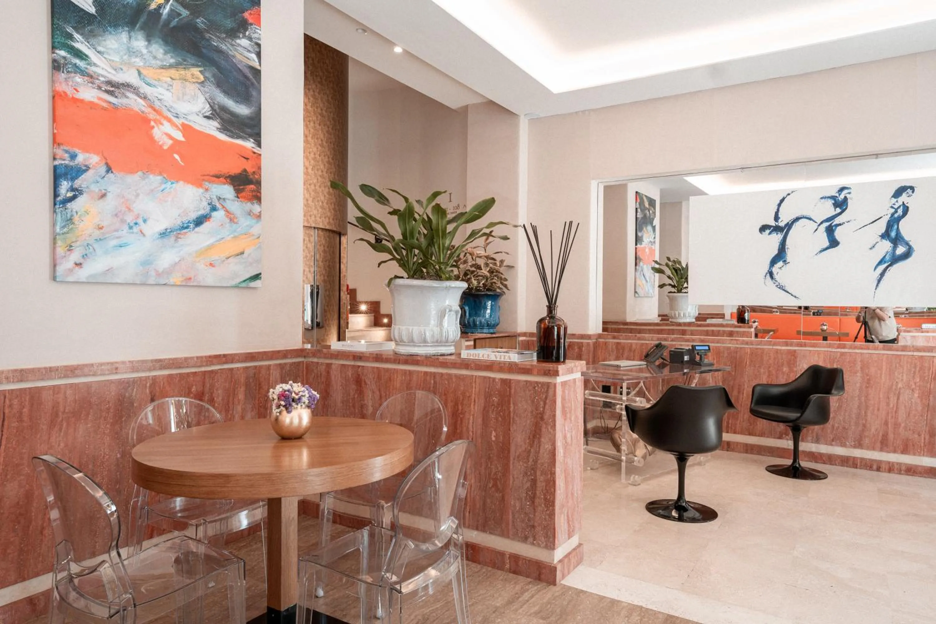 Lobby or reception in Hotel Via Veneto