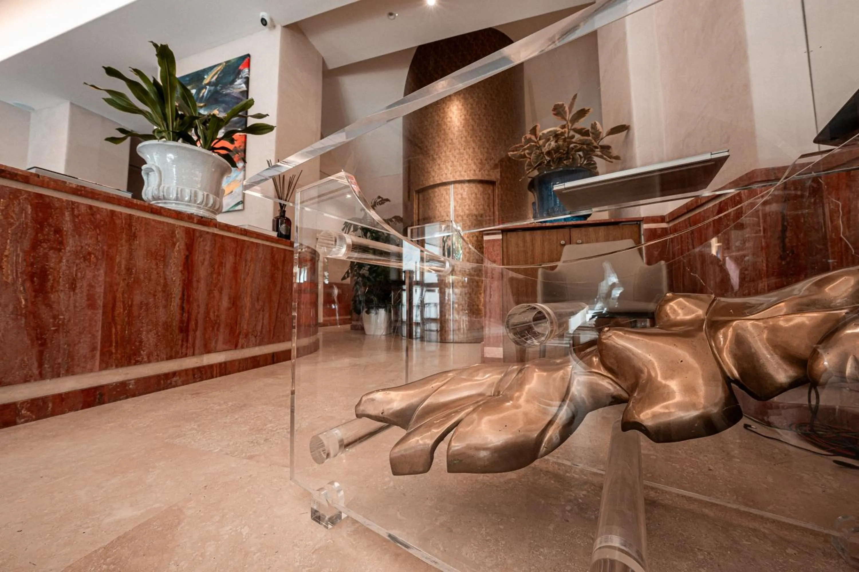 Lobby or reception in Hotel Via Veneto