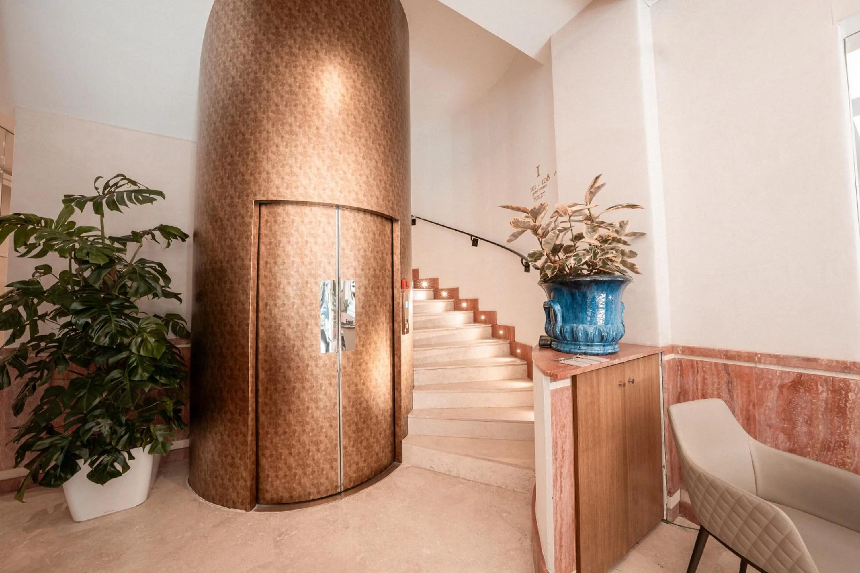 Lobby or reception in Hotel Via Veneto