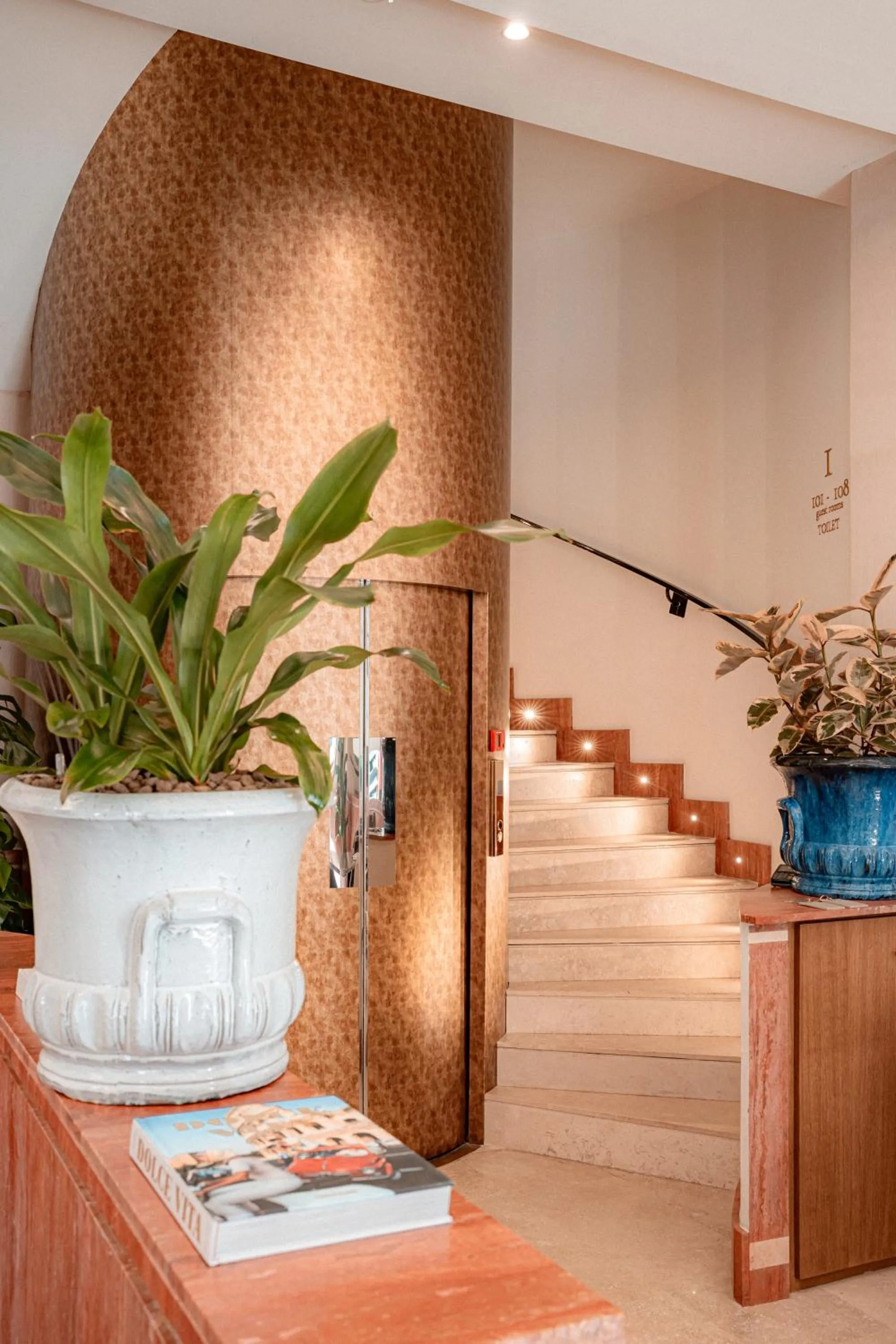 Lobby or reception in Hotel Via Veneto