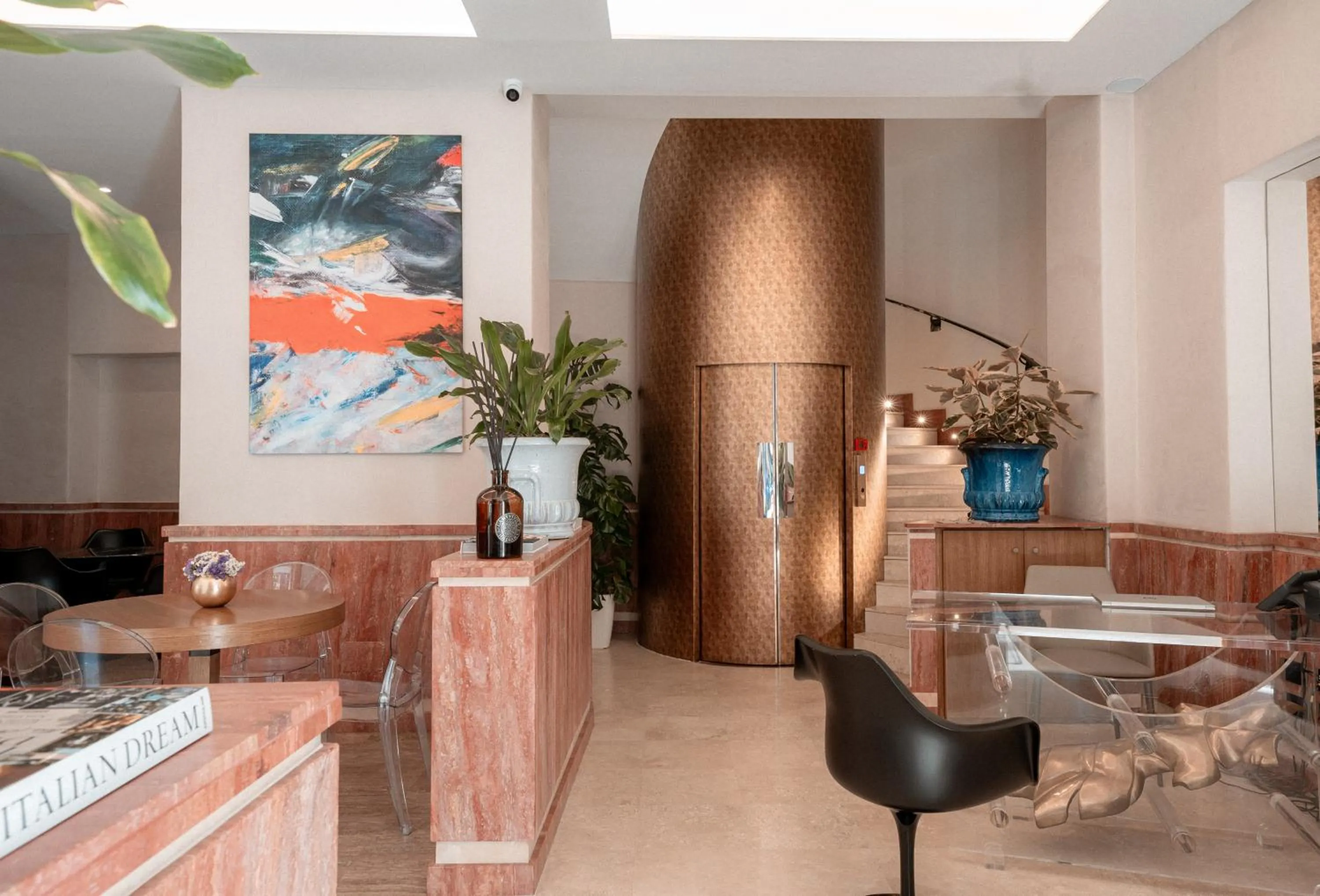 Lobby or reception in Hotel Via Veneto