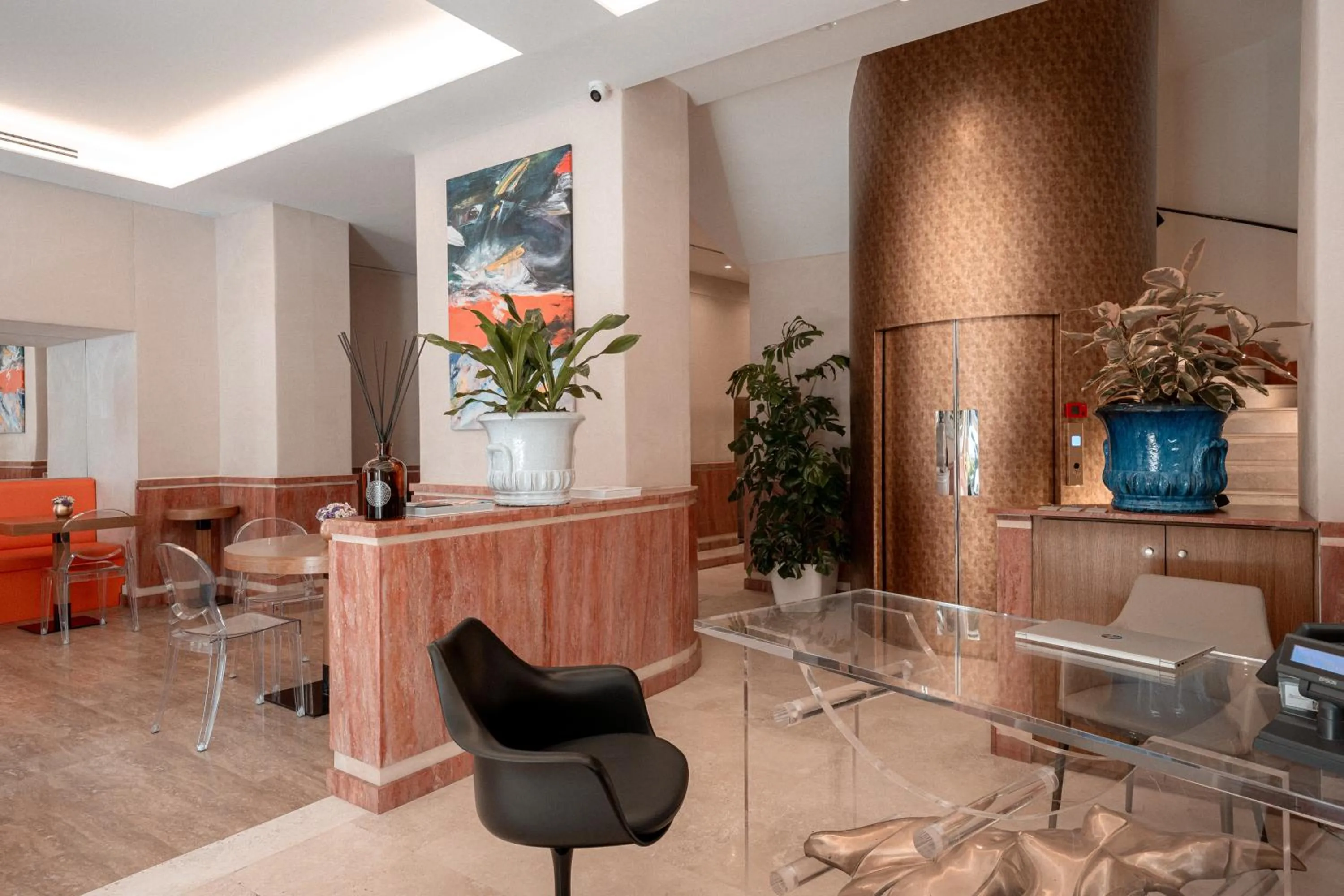Lobby or reception in Hotel Via Veneto
