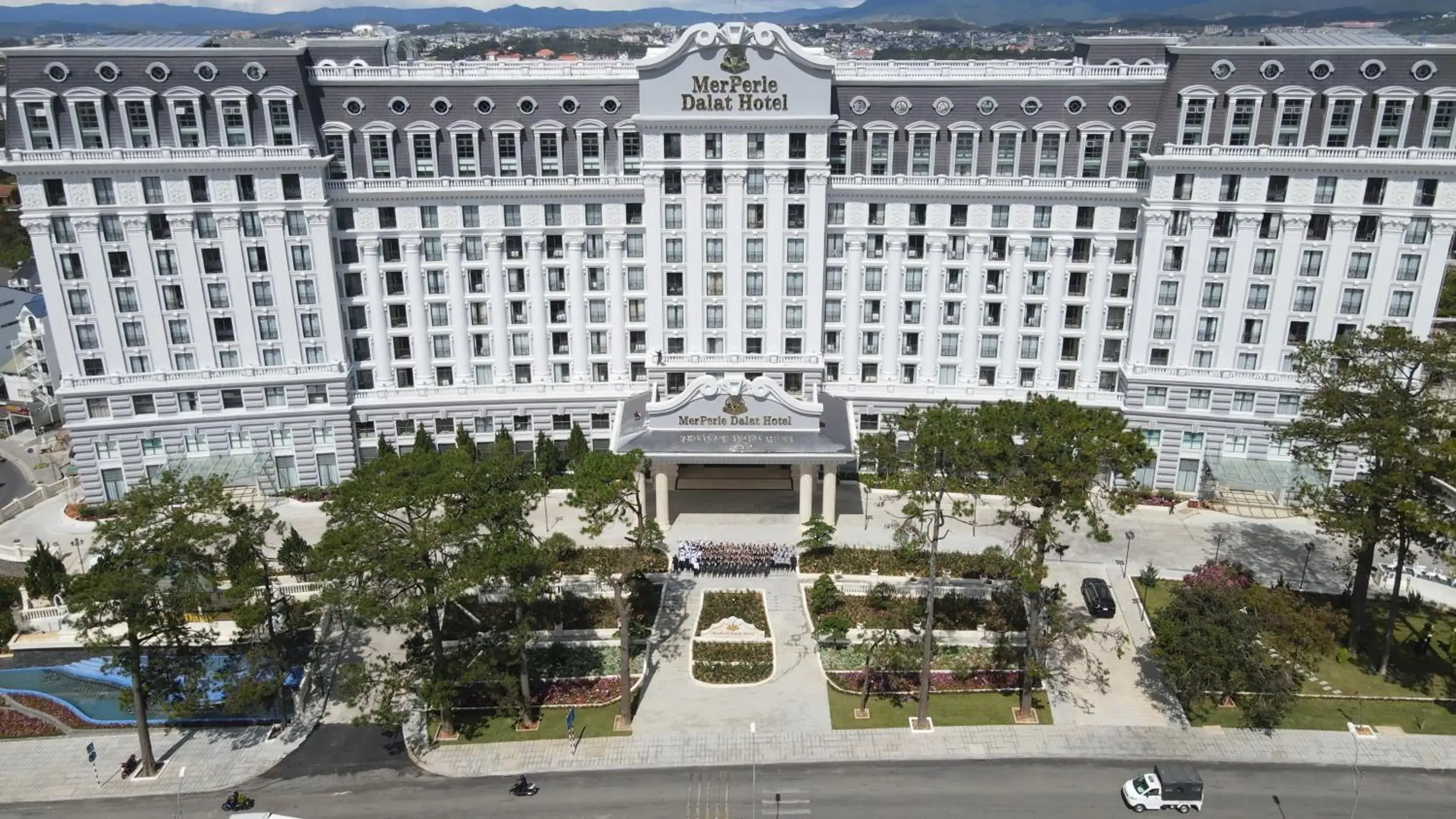 Property building in MerPerle Dalat Hotel Property building in MerPerle Dalat Hotel