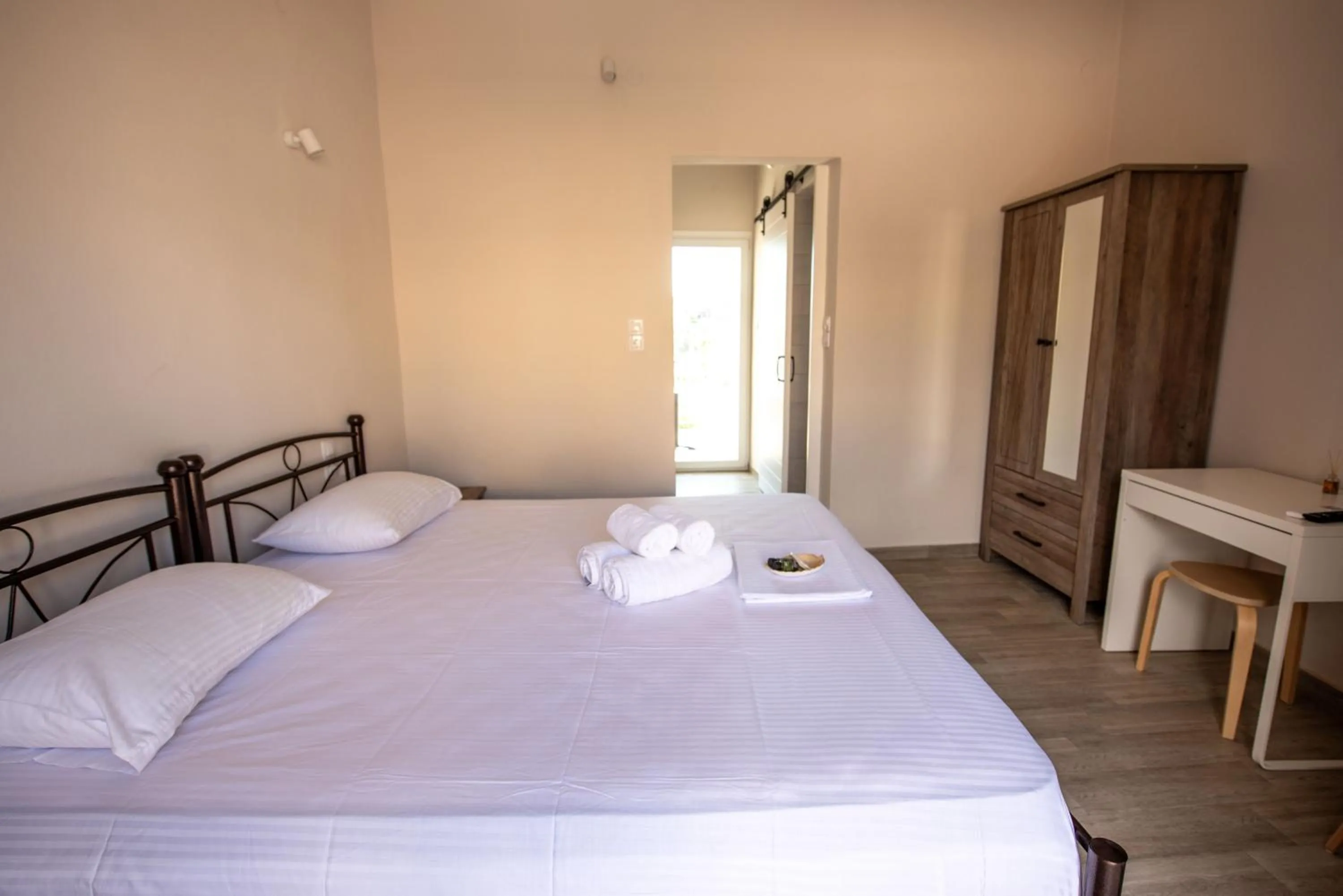 Bed in Elia Apartments