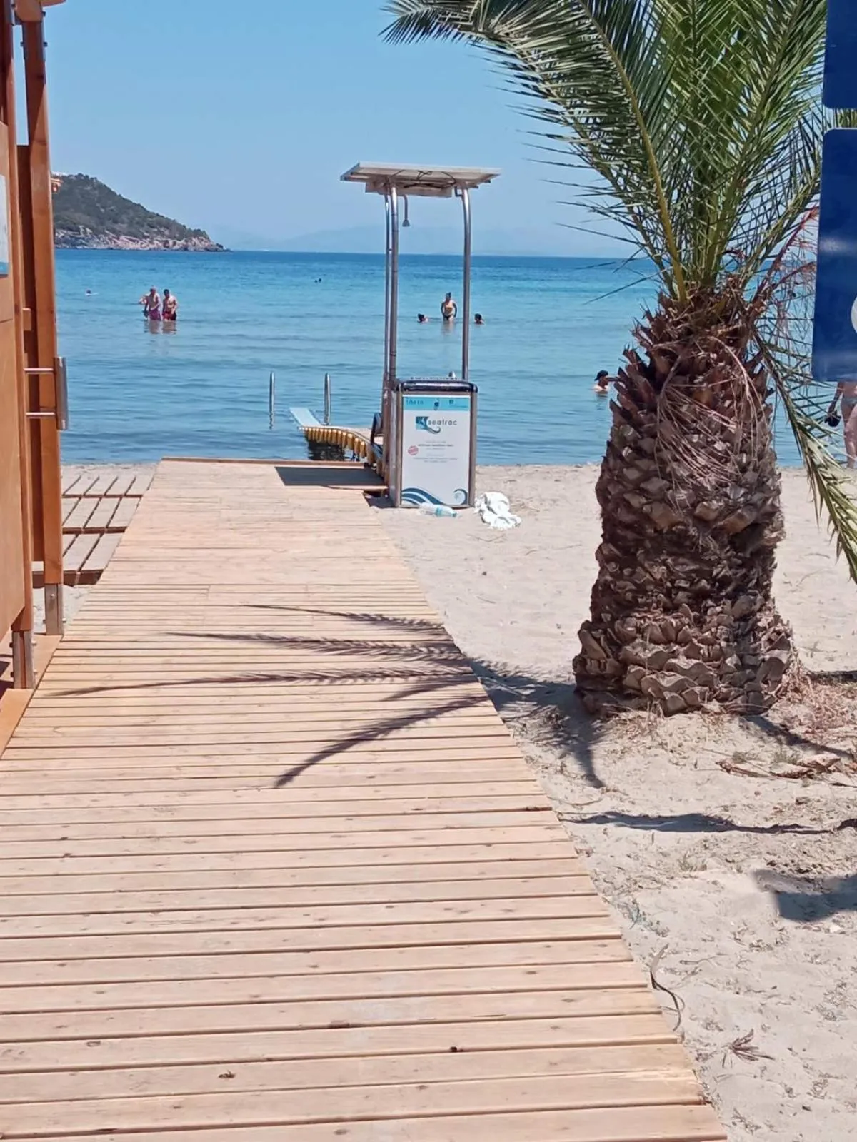 Beach in Elia Apartments