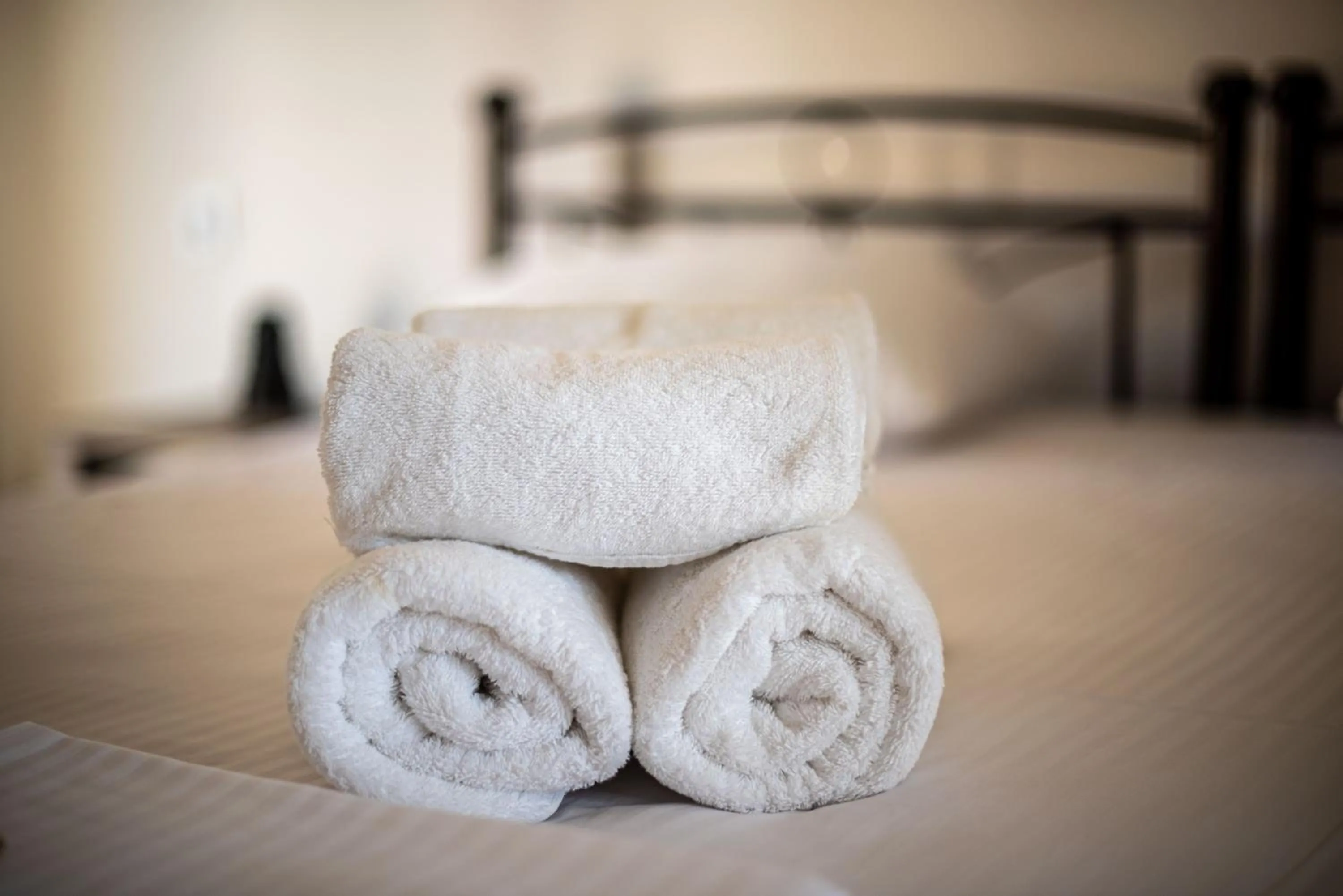 Bed in Elia Apartments