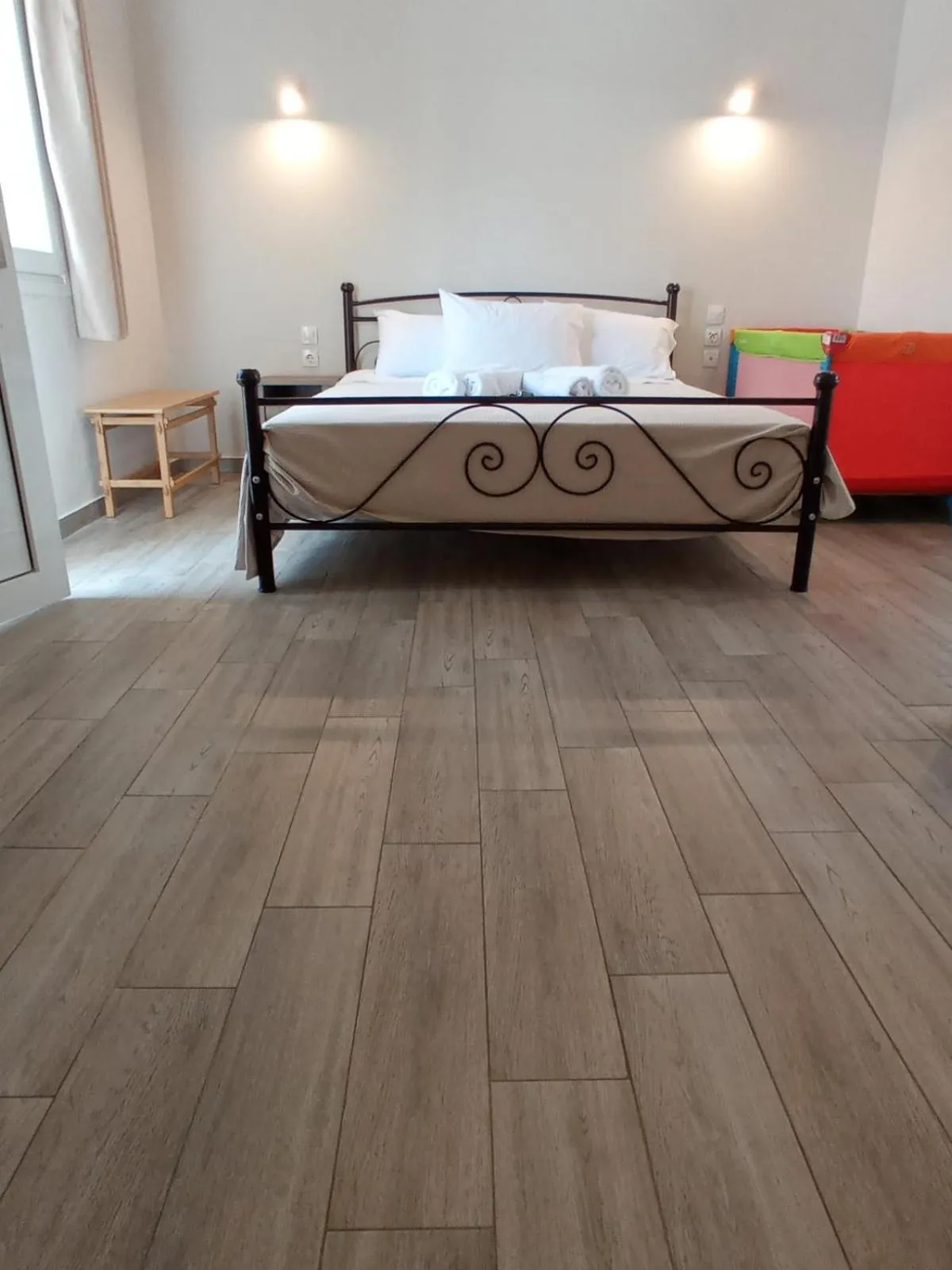 Bed in Elia Apartments