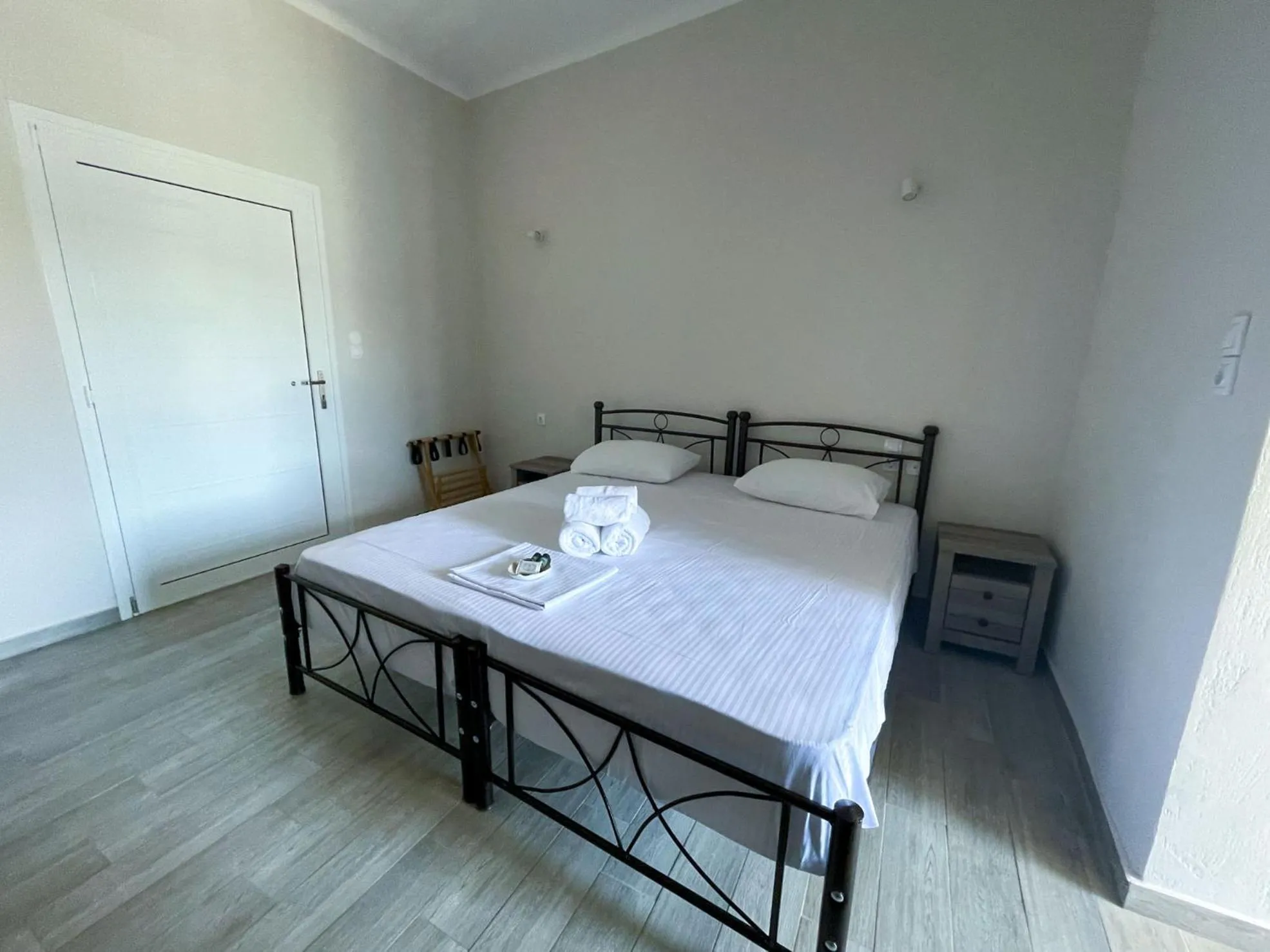 Bed in Elia Apartments