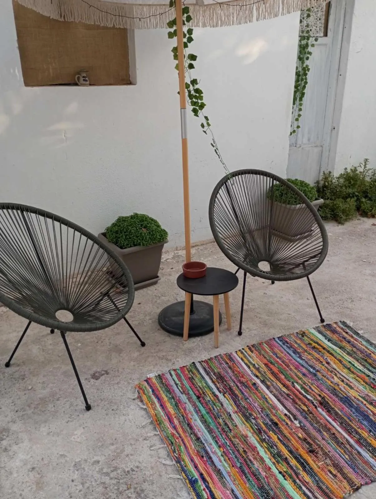 Inner courtyard view in Elia Apartments