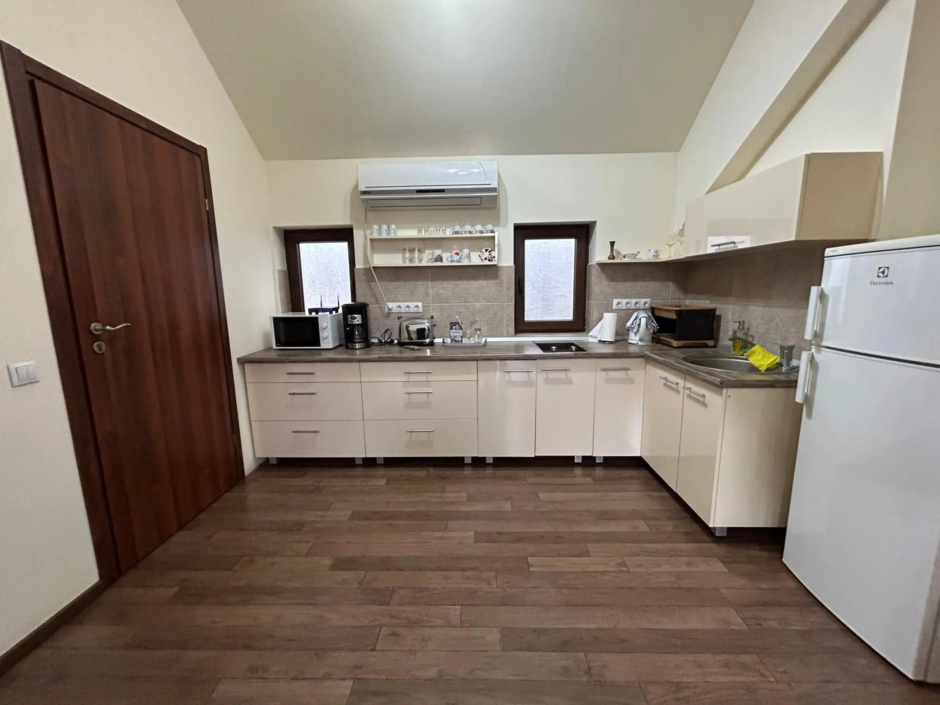 Kitchen or kitchenette in Vila Alma
