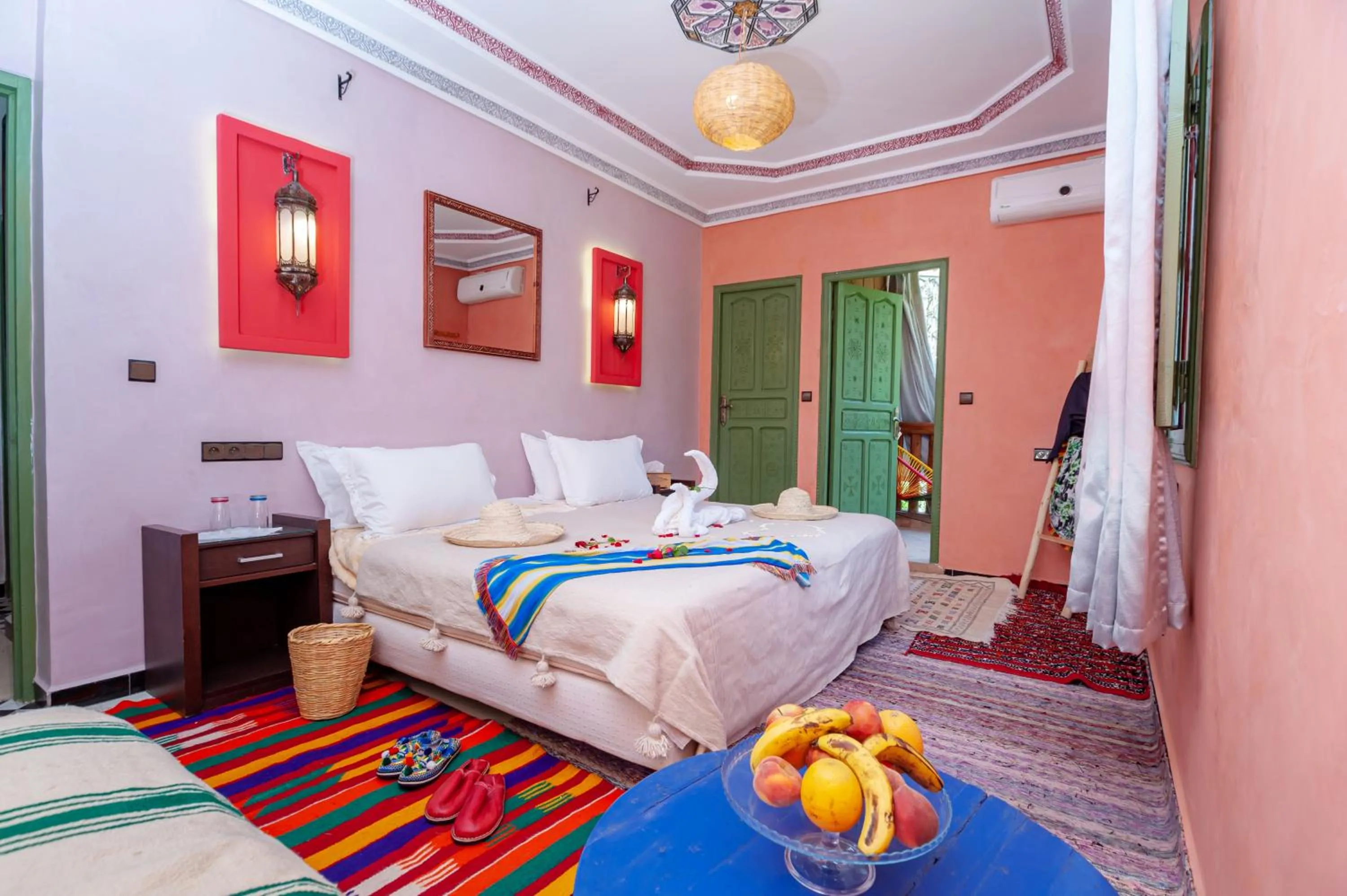 Bed in Smile House Imlil