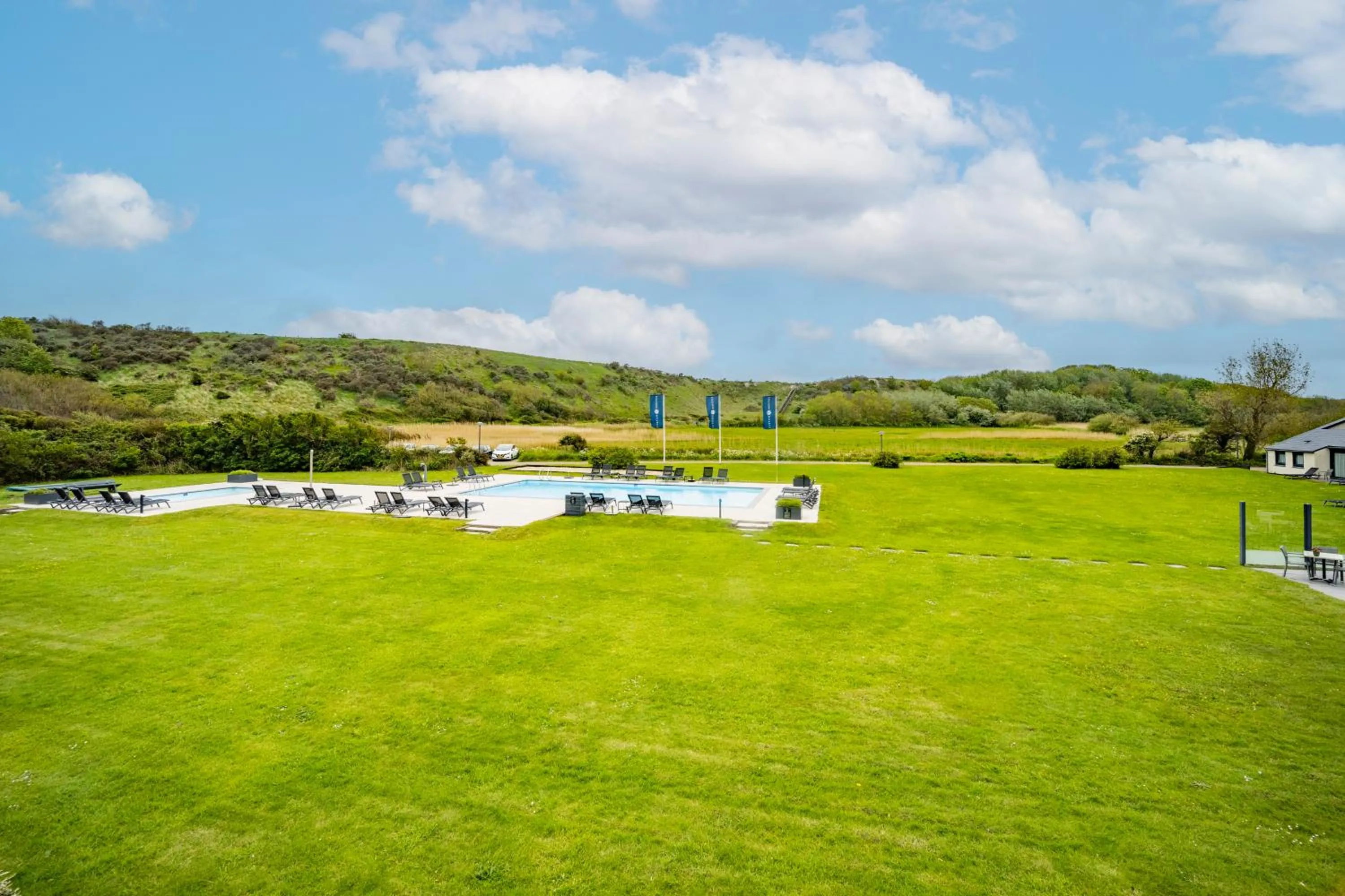 Pool view in Fletcher Zuiderduin Beachhotel
