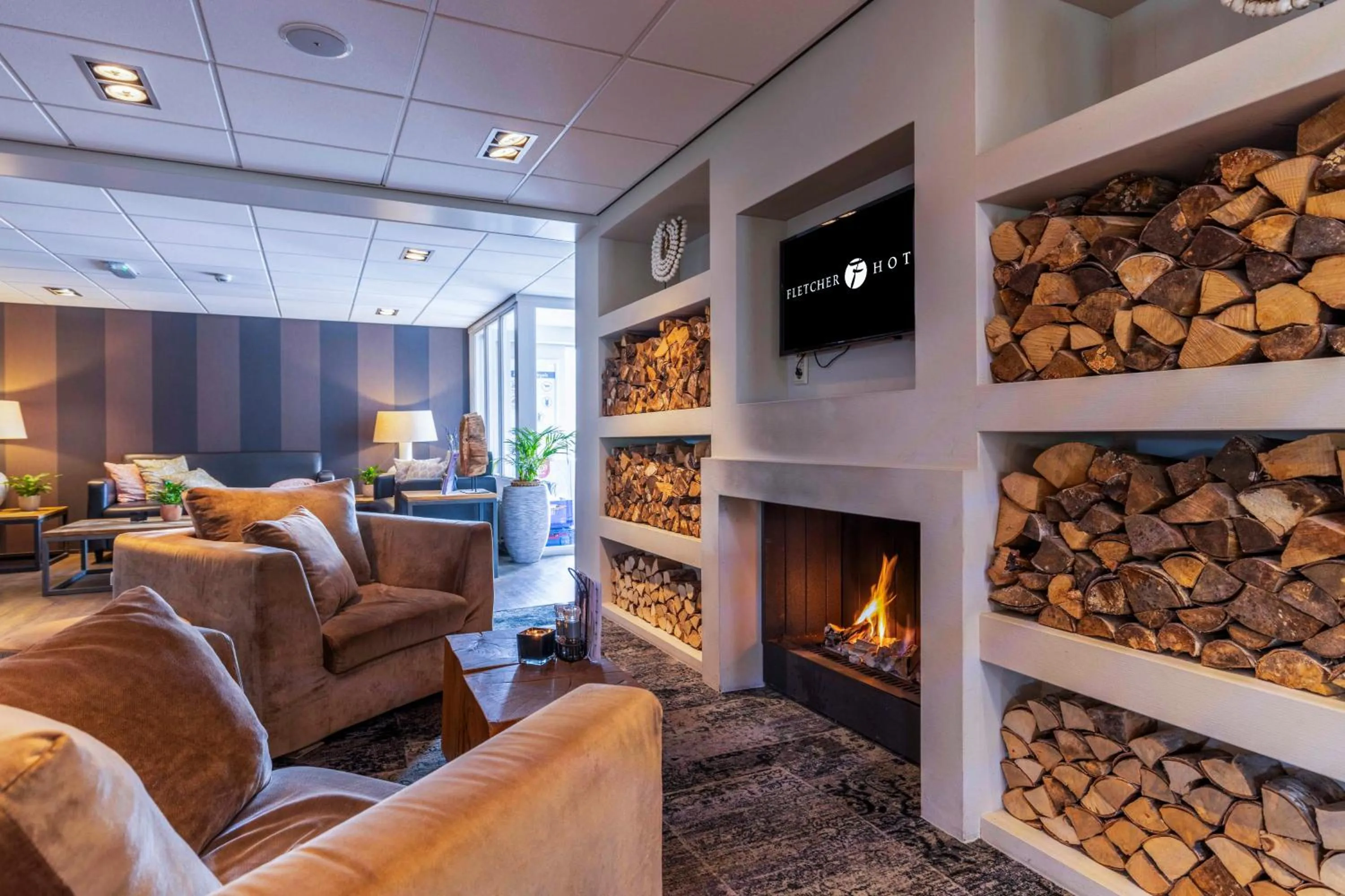 Seating area in Fletcher Zuiderduin Beachhotel