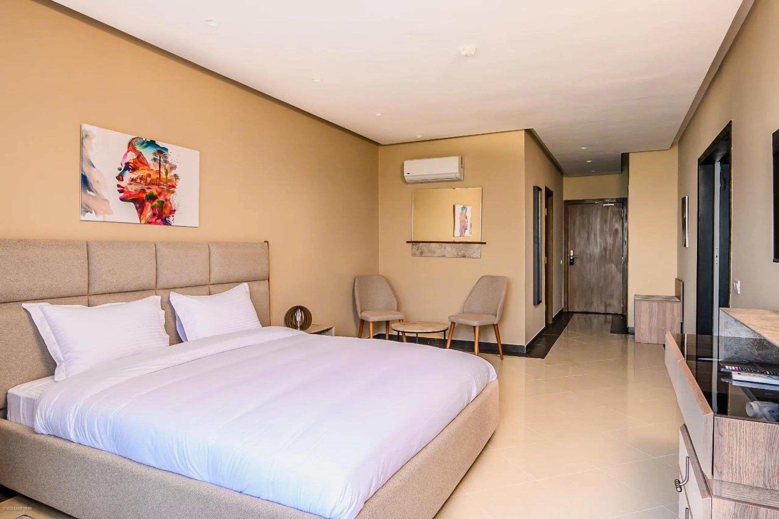 Bedroom, Bed in PLAYA DEL PACHA Suites Hotel