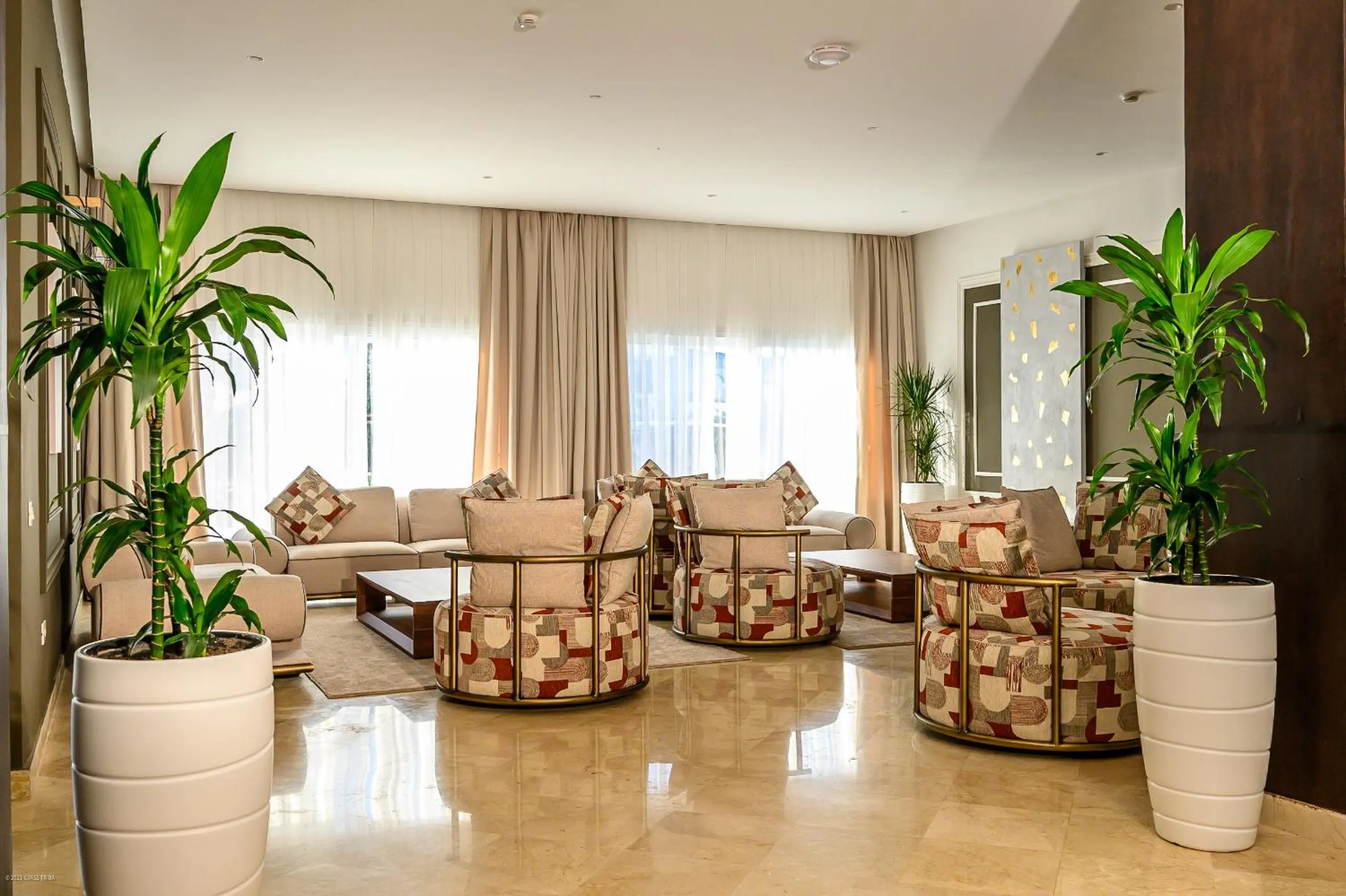 Seating area in PLAYA DEL PACHA Suites Hotel