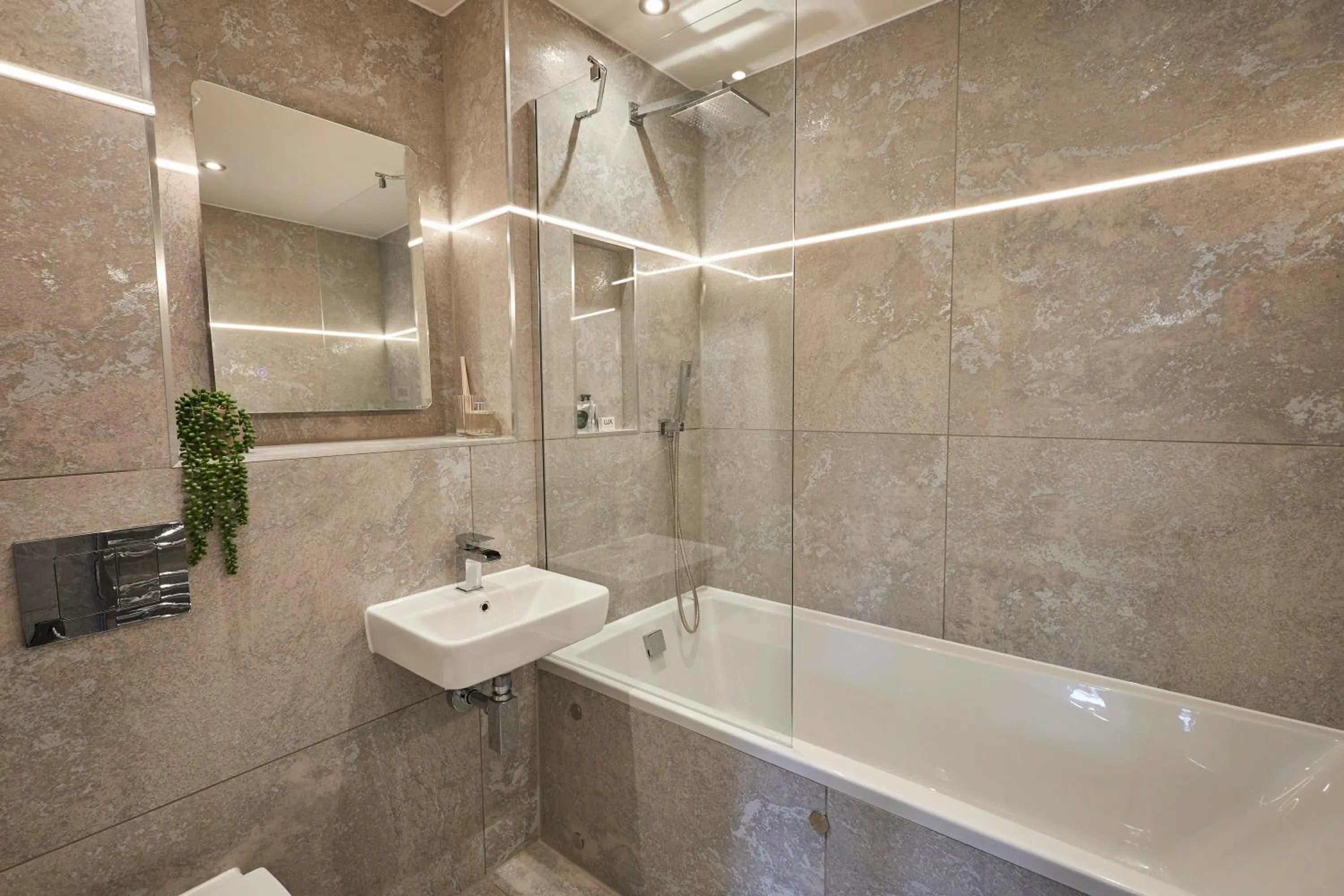 Shower in Host & Stay - Scarborough View Luxury Apartment