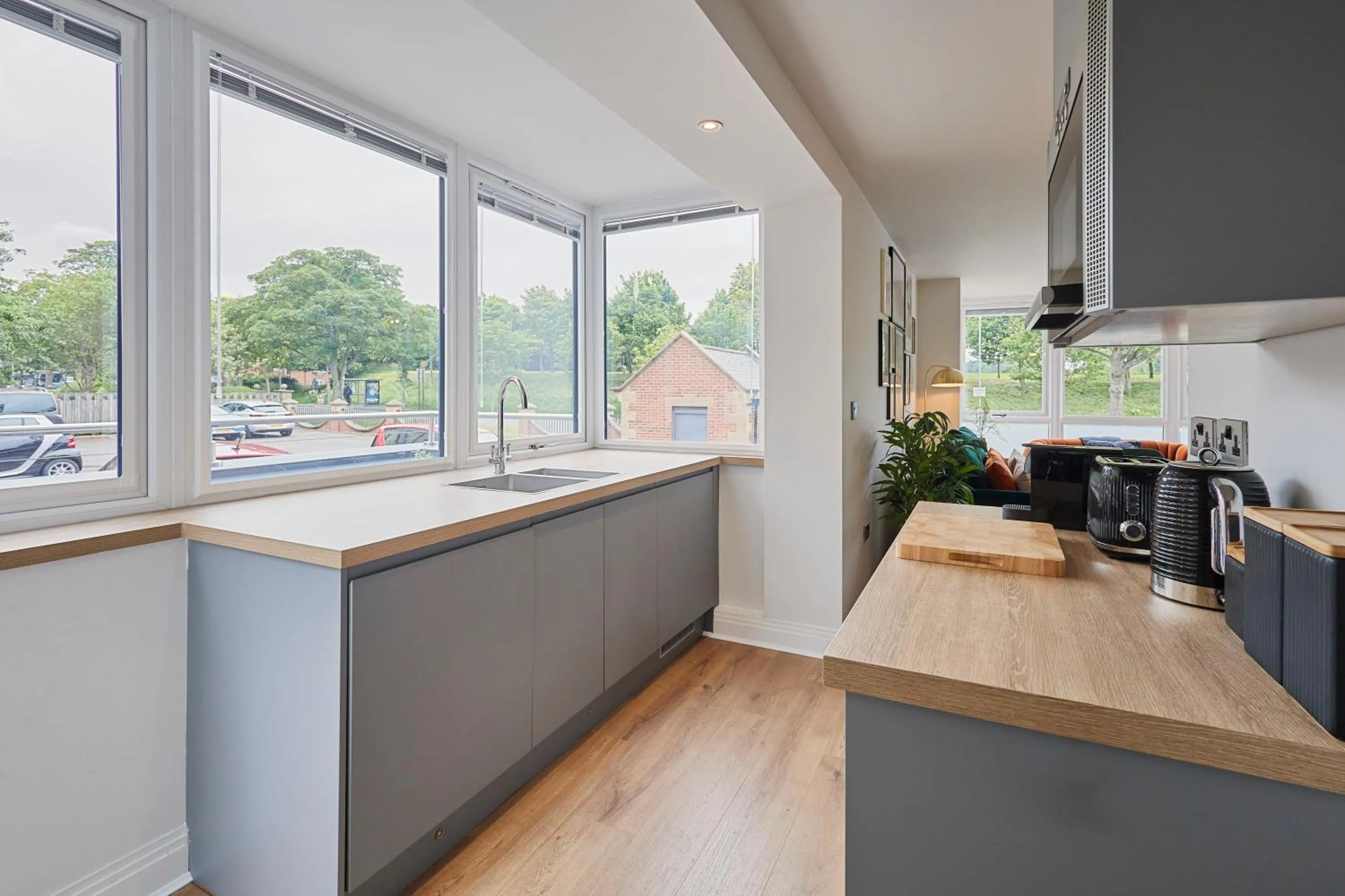 Kitchen or kitchenette in Host & Stay - Scarborough View Luxury Apartment