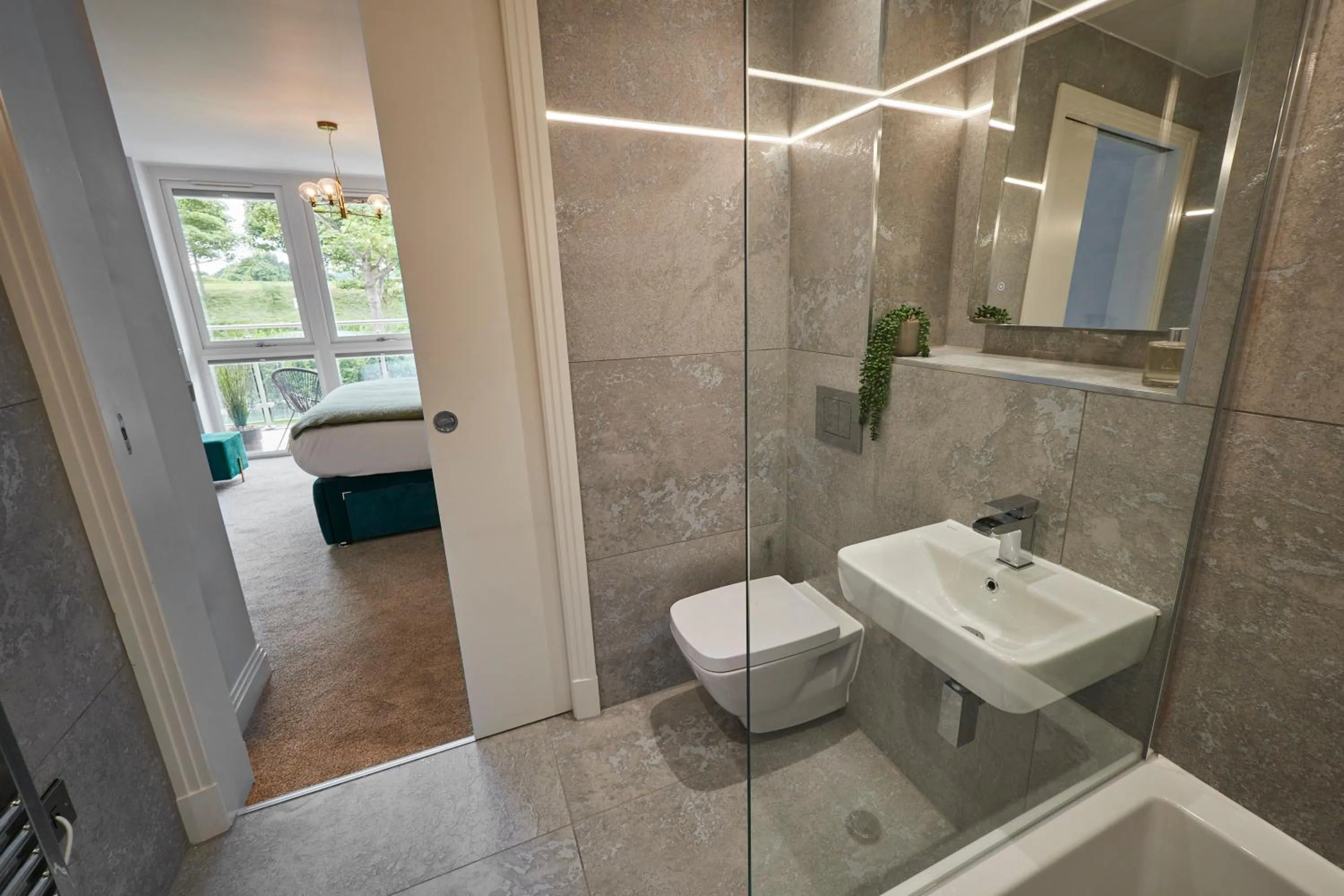 Shower in Host & Stay - Scarborough View Luxury Apartment