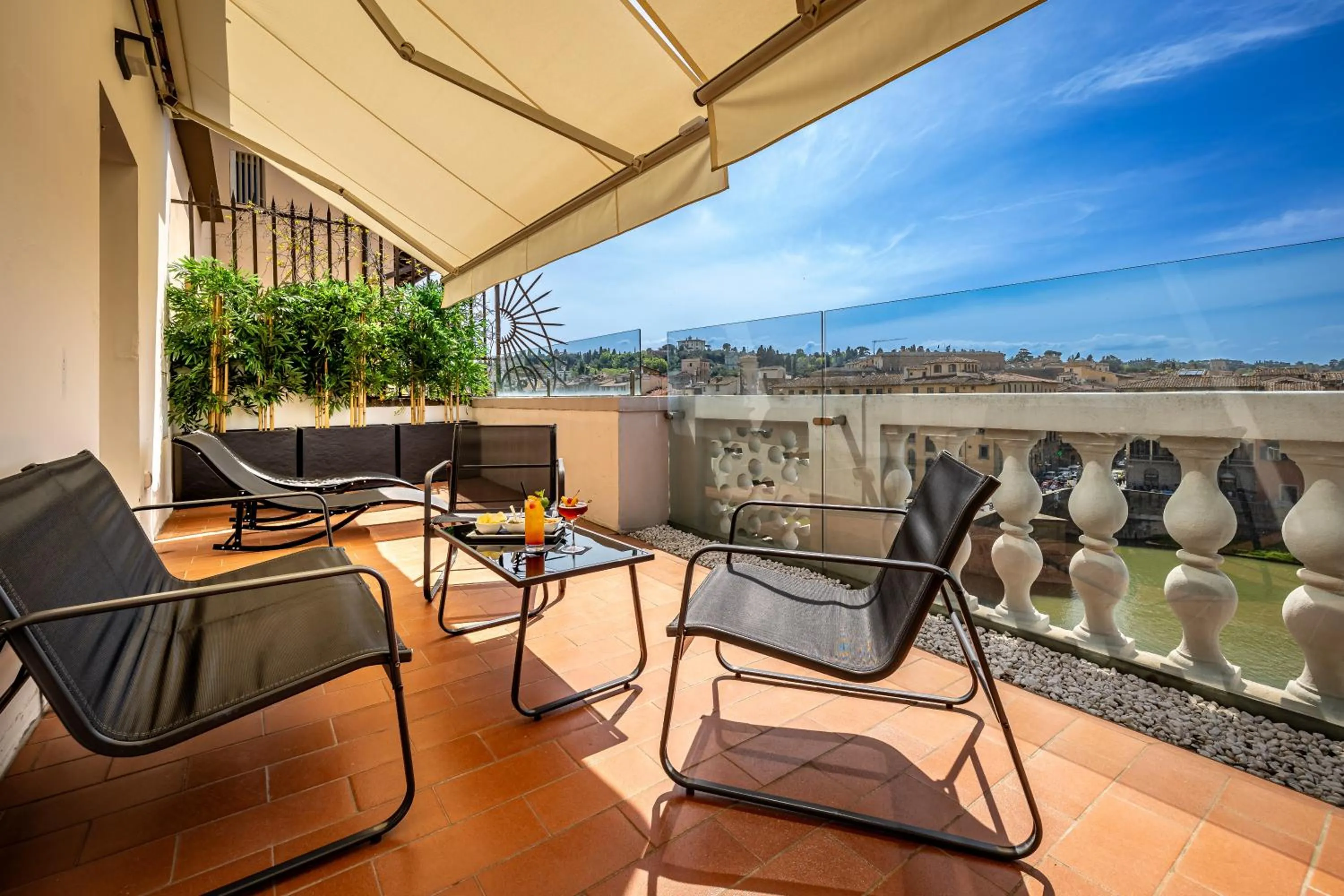 Balcony/Terrace in Palazzo Alfieri - Place of Charme