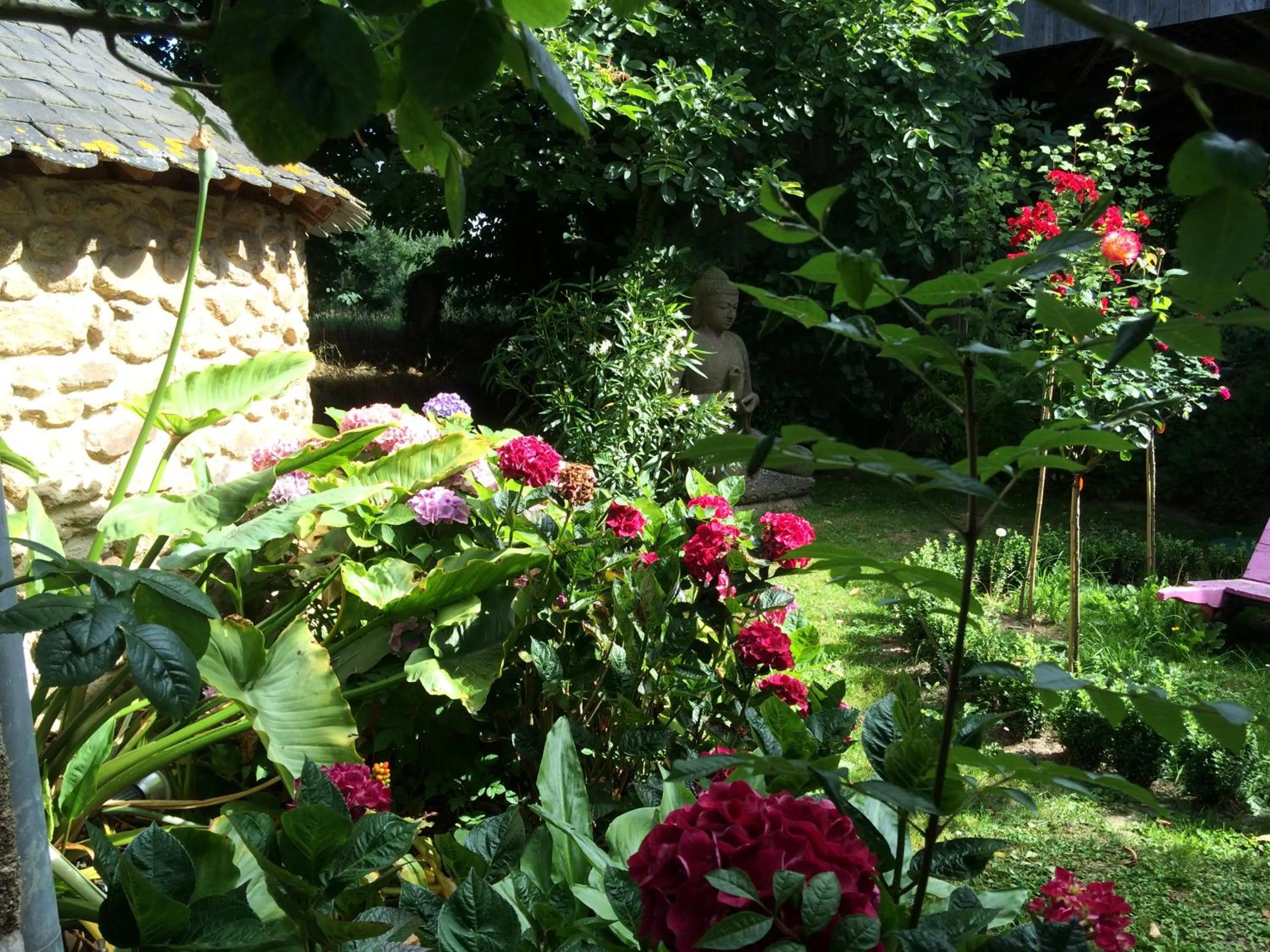 Garden in Manoir de La Rogerais & SPA