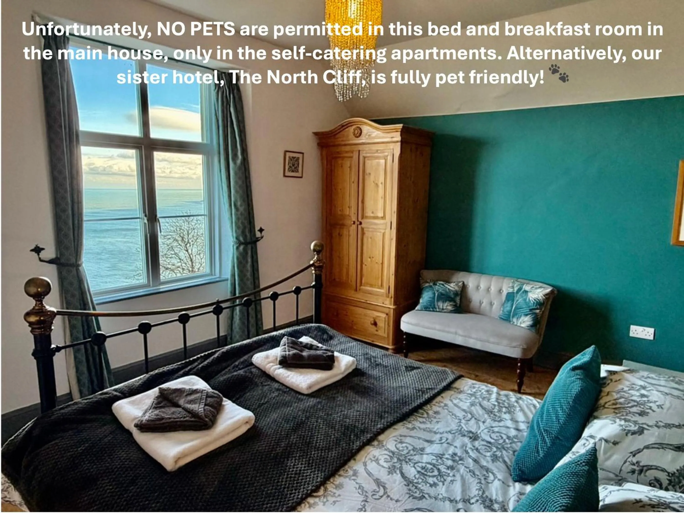 Bedroom, Bed in North Walk House