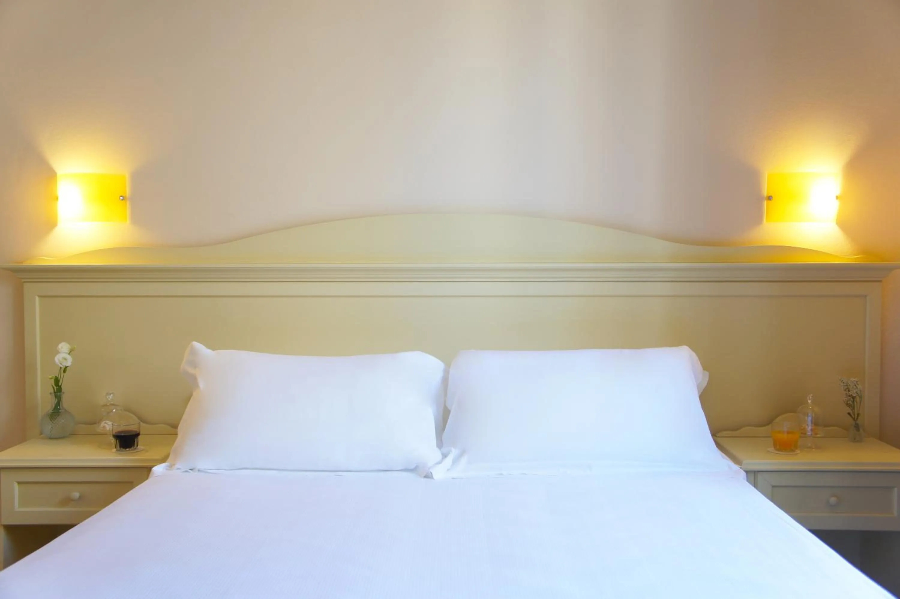 Bed in Hotel le Muse